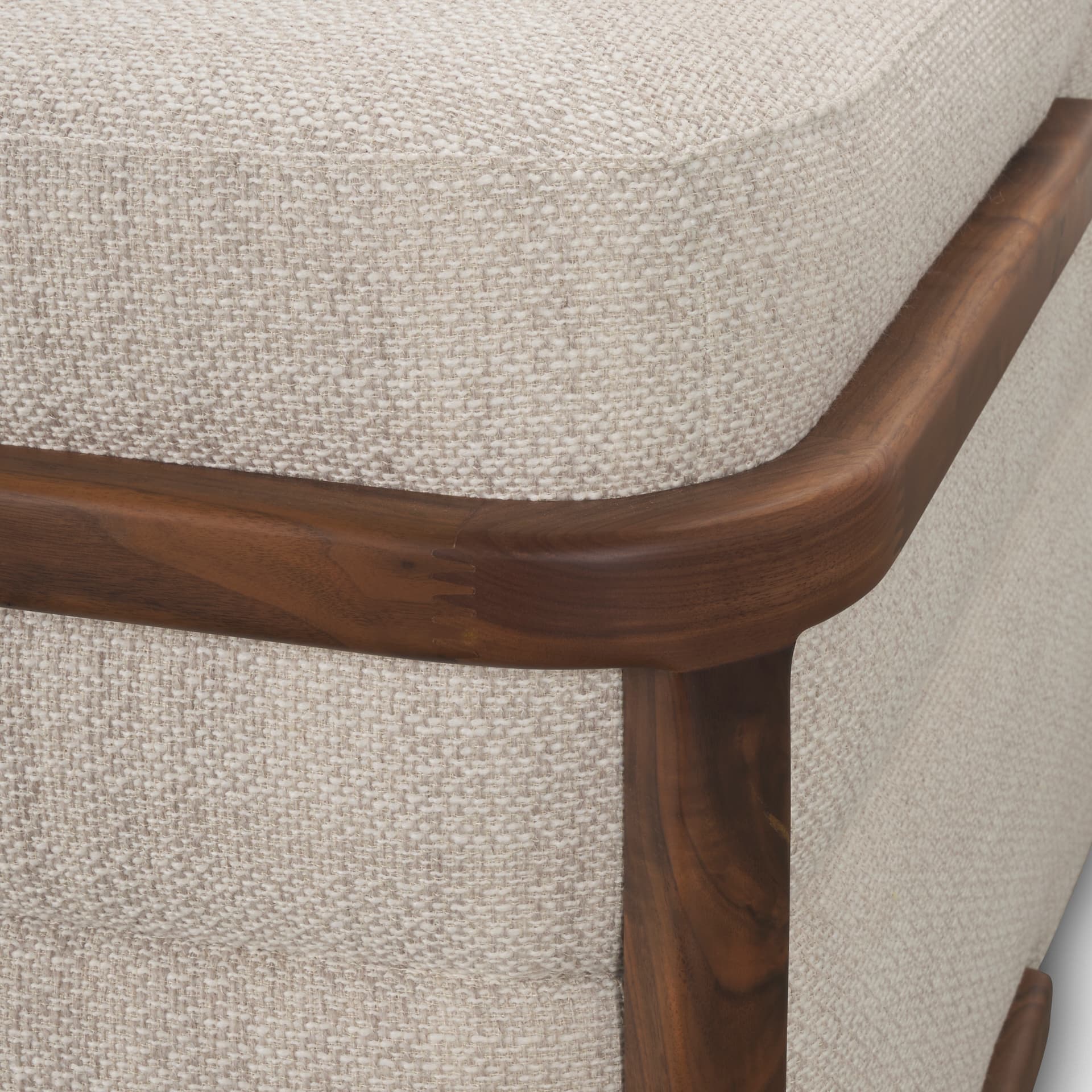 Warner Oatmeal 3 Piece Sofa Set w/Corner Piece — product photograph