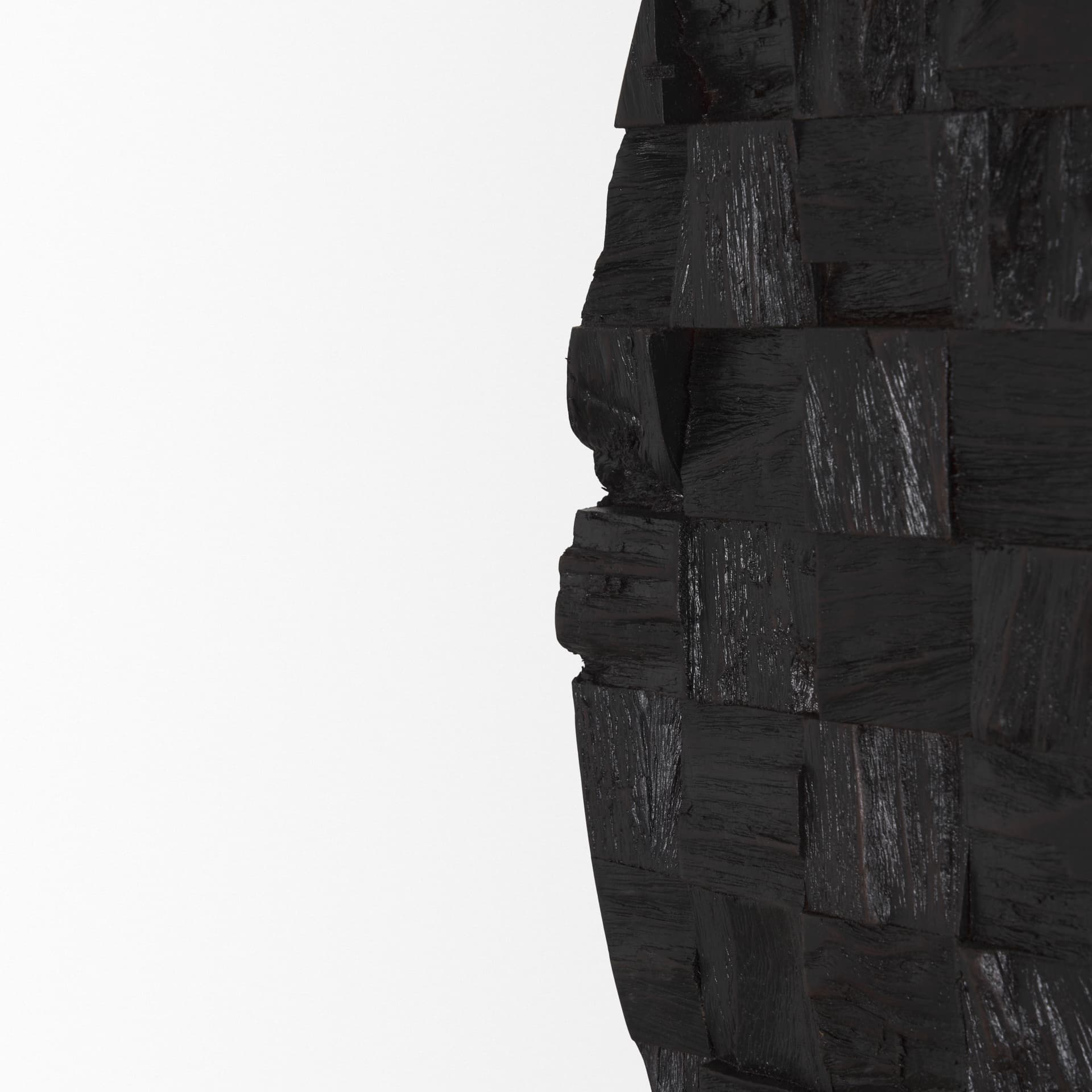 Into the Abyss I Dark Brown Wood 32" Wall Decor — product photograph