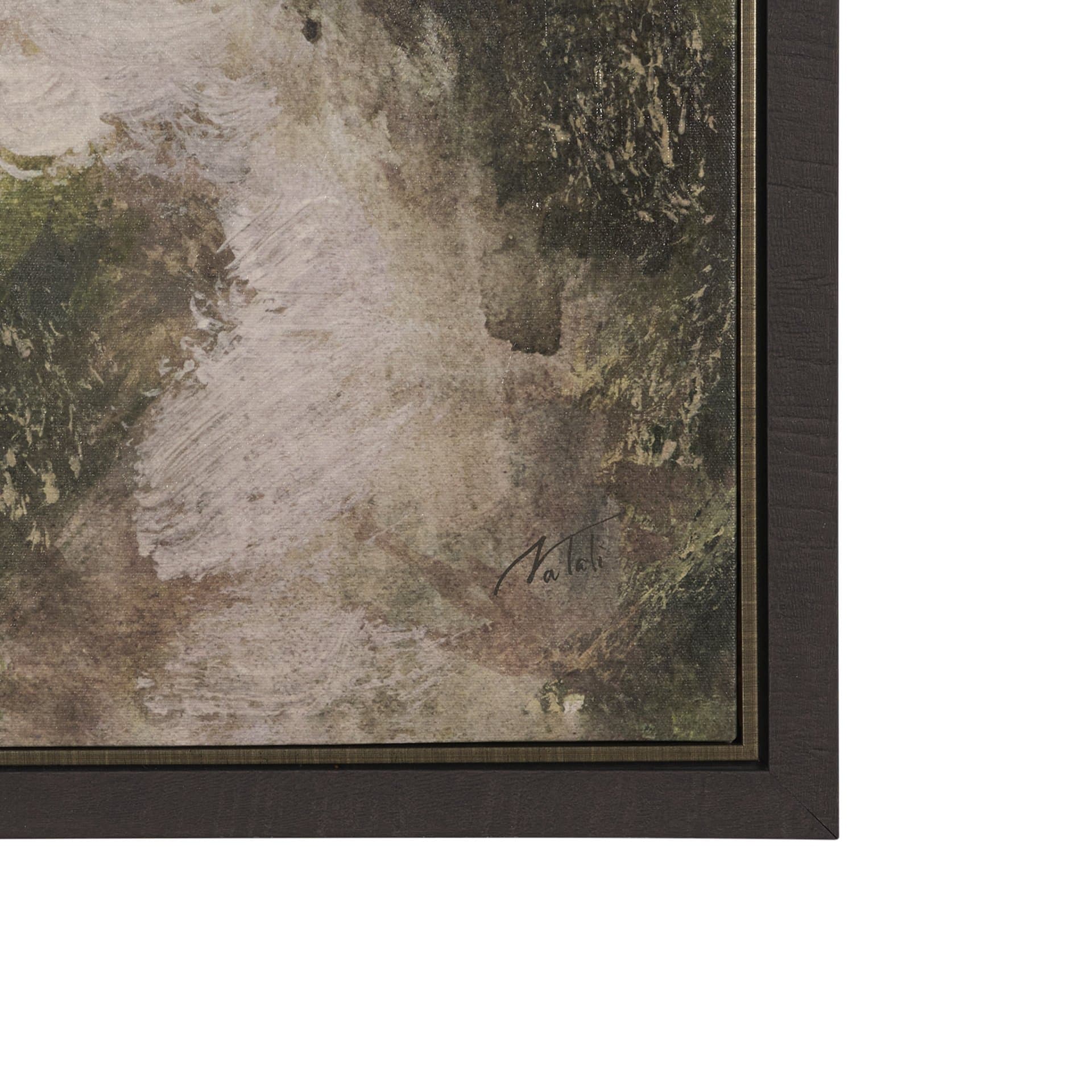 Silent Forest I by Mercana Studio Hand-Embellished Textured Framed Canvas Artwork — product photograph