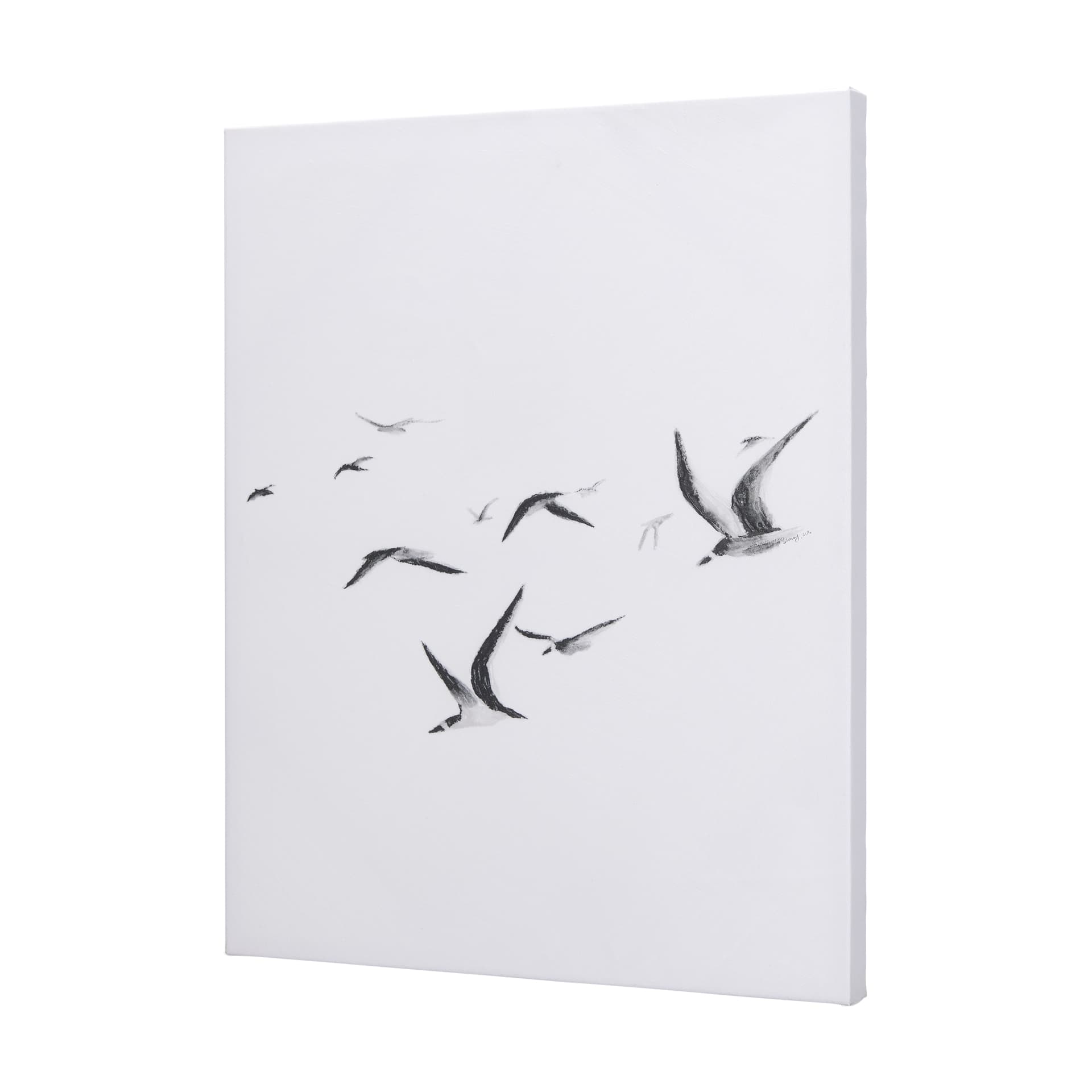 Fly Away I by Mercana Studio a Hand Embellished Textured Canvas — product photograph