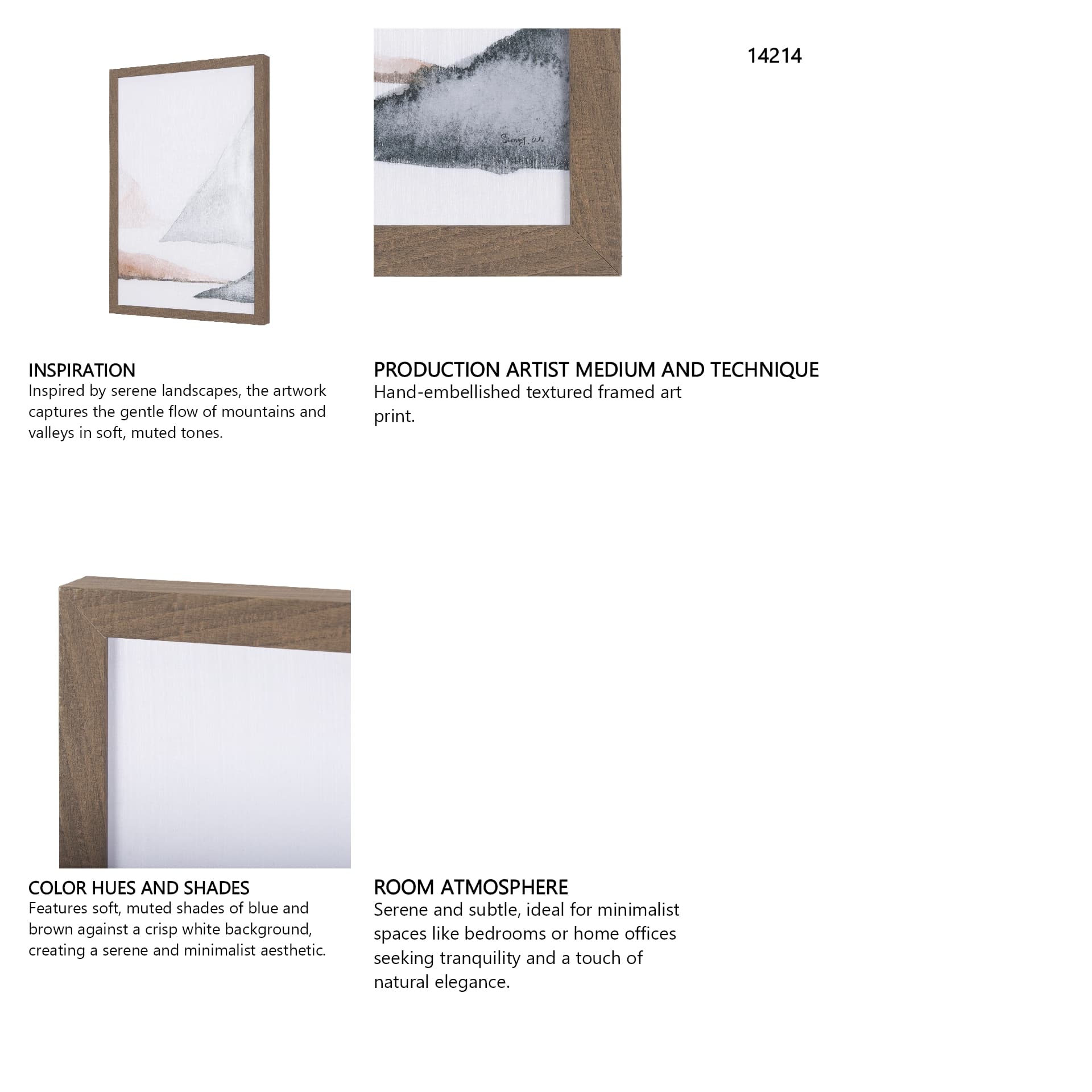 Sandy Land II by Mercana Studio a Hand Embellished Textured Framed Art Print — in a styled room