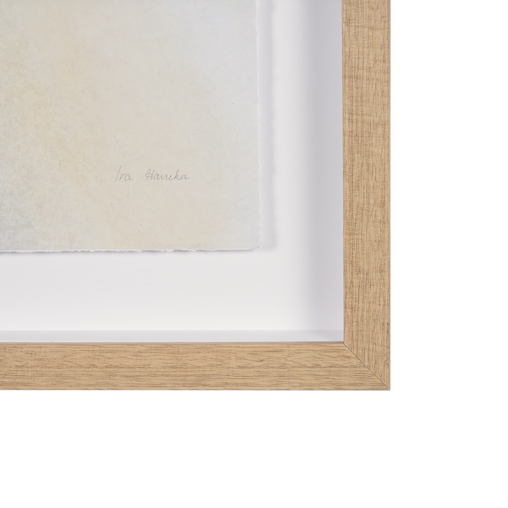 Retreating Tide II by Ira Havuka a Hand Embellished Framed Art Print Matted under Glass — product photograph