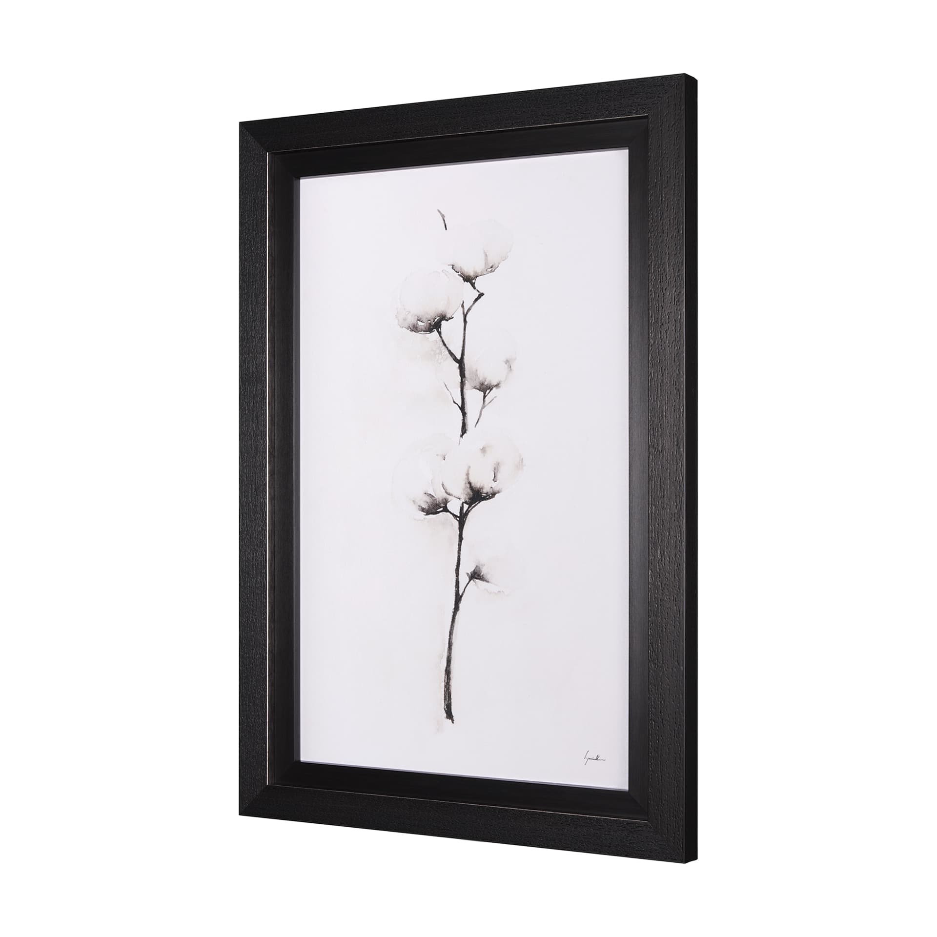 Snow Greetings II by Mercana Studio a Hand Embellished Textured Framed Art Print — product photograph