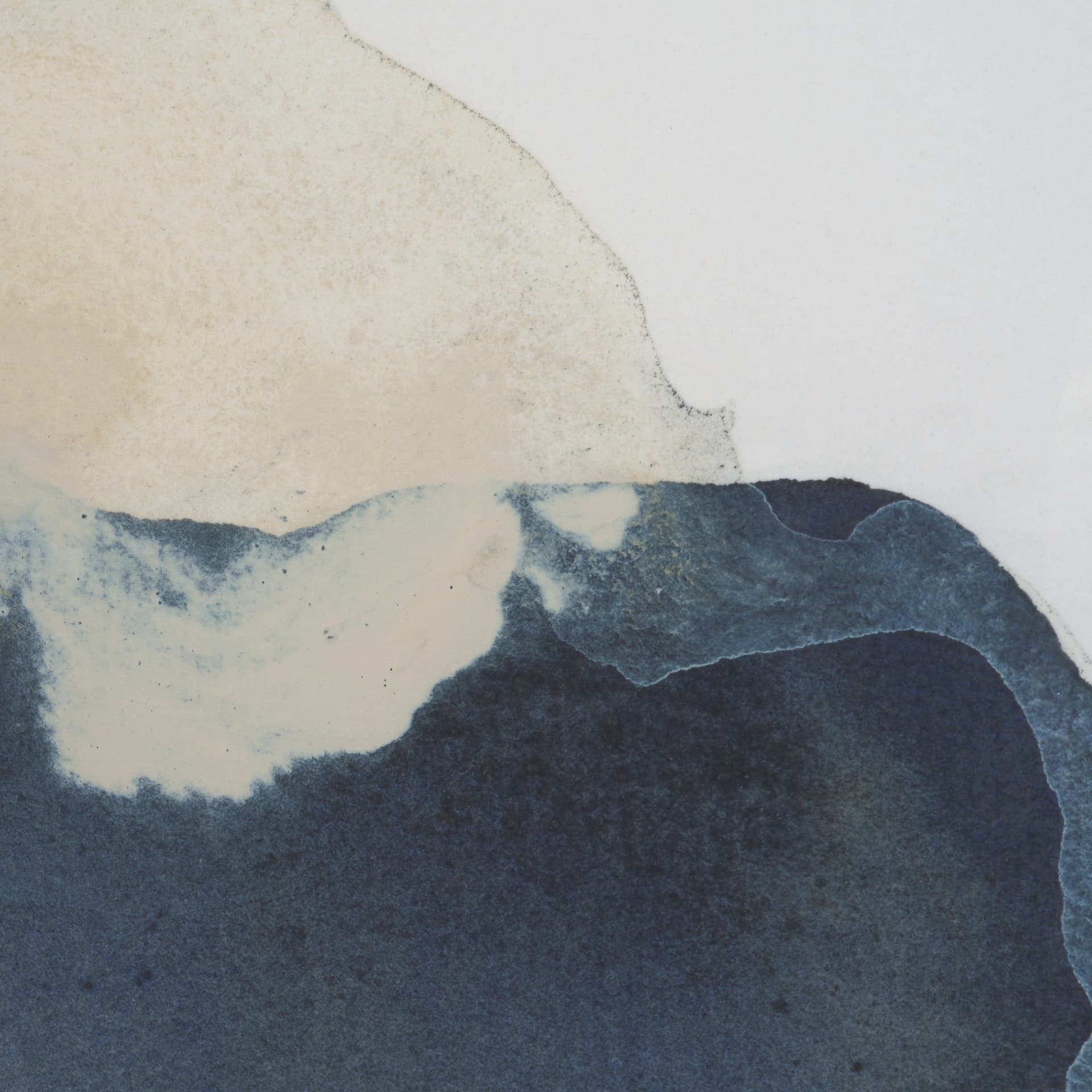 Broken Silence I Abstract by Mercana Studio a Hand Embellished Framed Print under Glass — product photograph