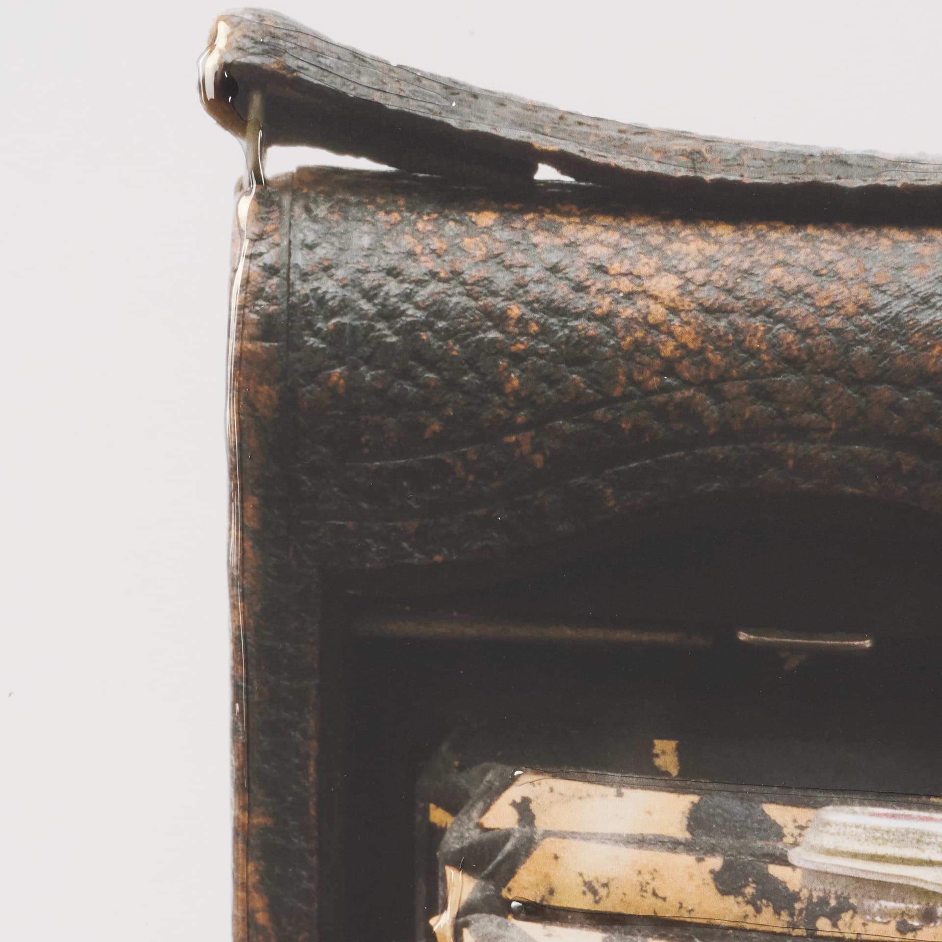 Vintage Camera by Deborah Revell Hand Embelished Framed Art Print Matted under Glass — product photograph