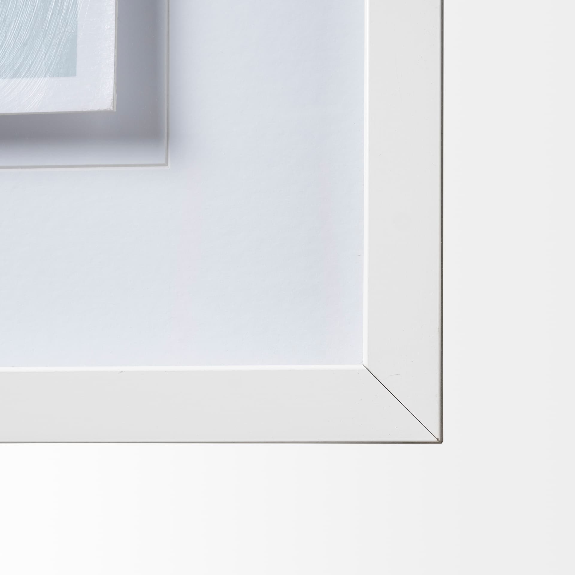 Sea Glass Sandbar I by Emma Scarvey a Hand Embellished Textured Framed Art Print Matted under Glass — product photograph