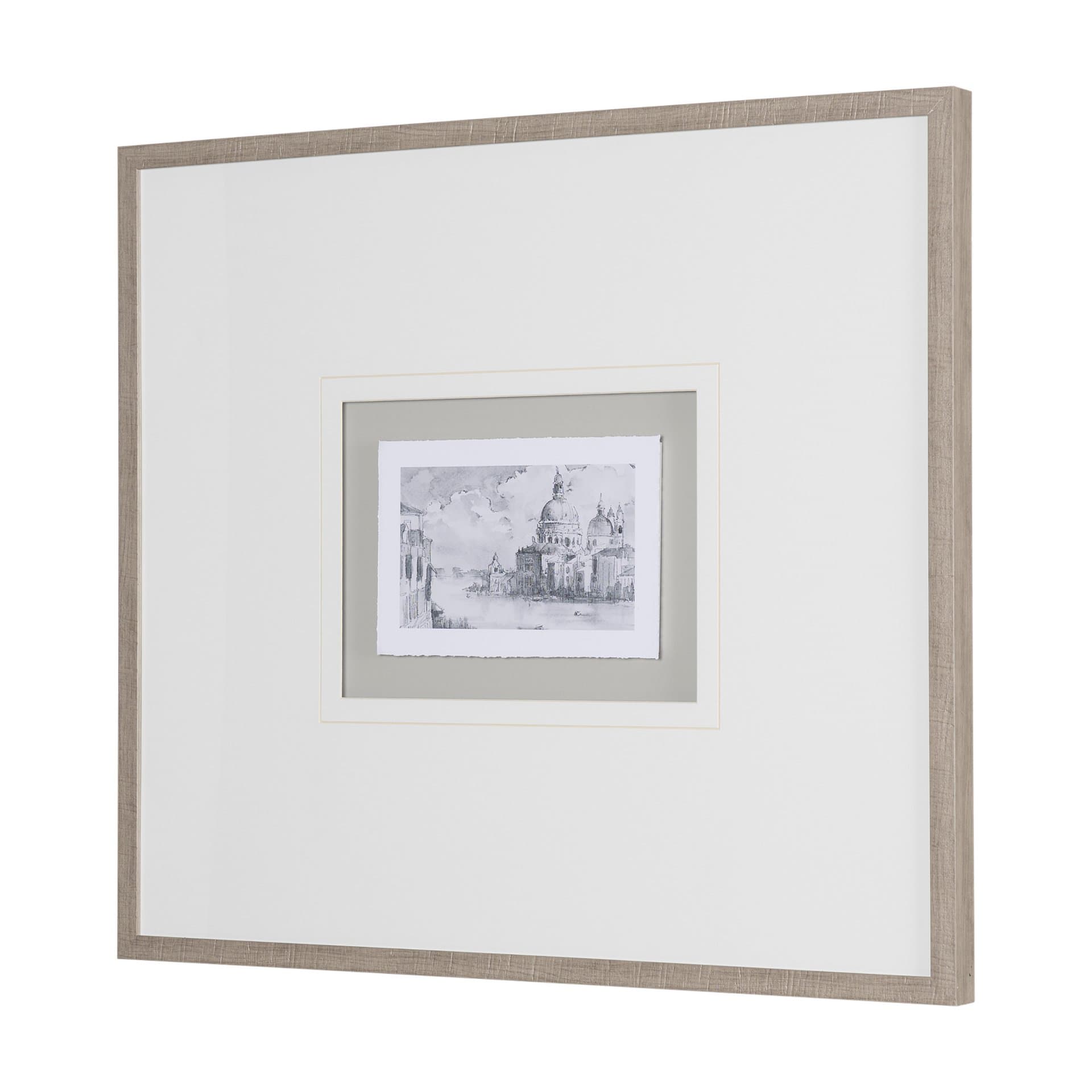 Water Side II by PanPan a Framed Art Print Matted under Glass — product photograph
