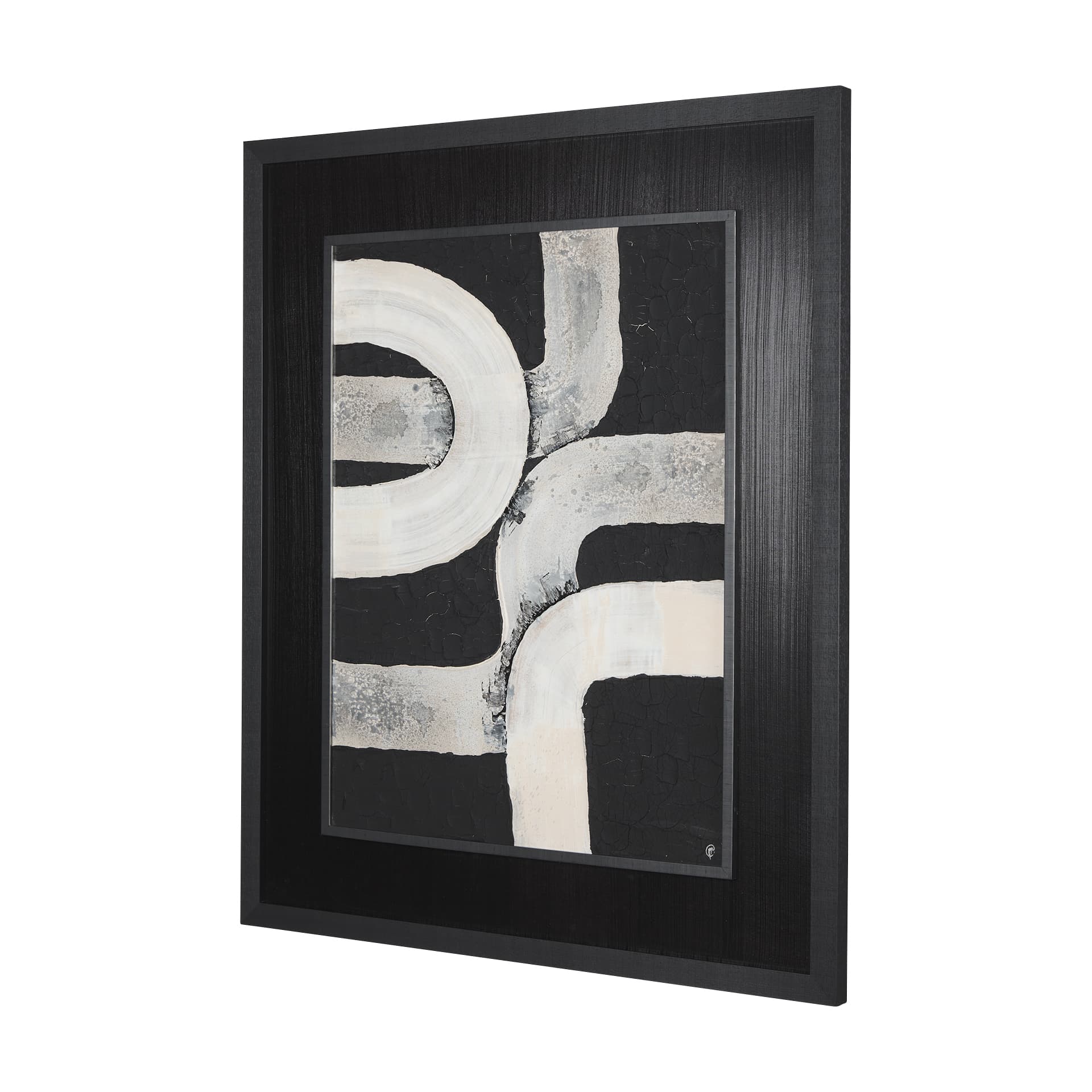 Pipes III by Studio M a handmade Original Framed Artwork under Glass — product photograph