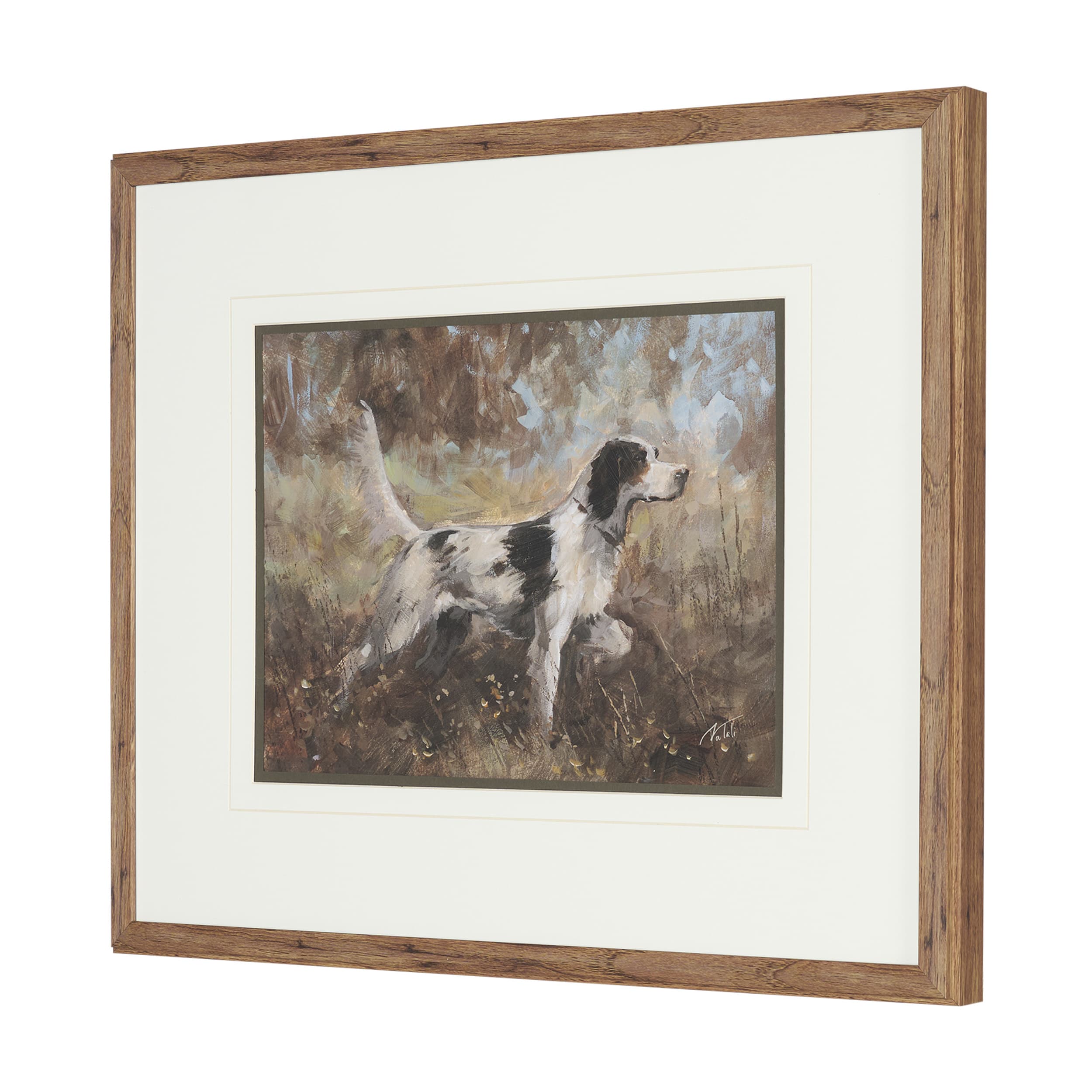 The Loyal Tracker I by Mercana Studio Textured Framed Artwork Matted under Glass — product photograph