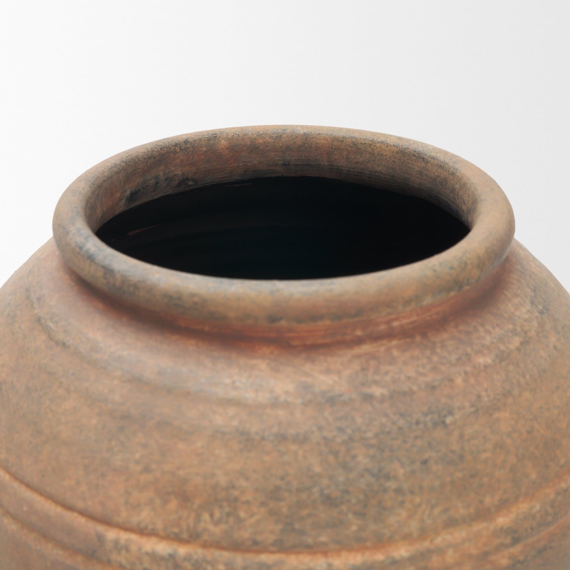 Cotto 8.7H Weathered Round Terracotta Vase — product photograph