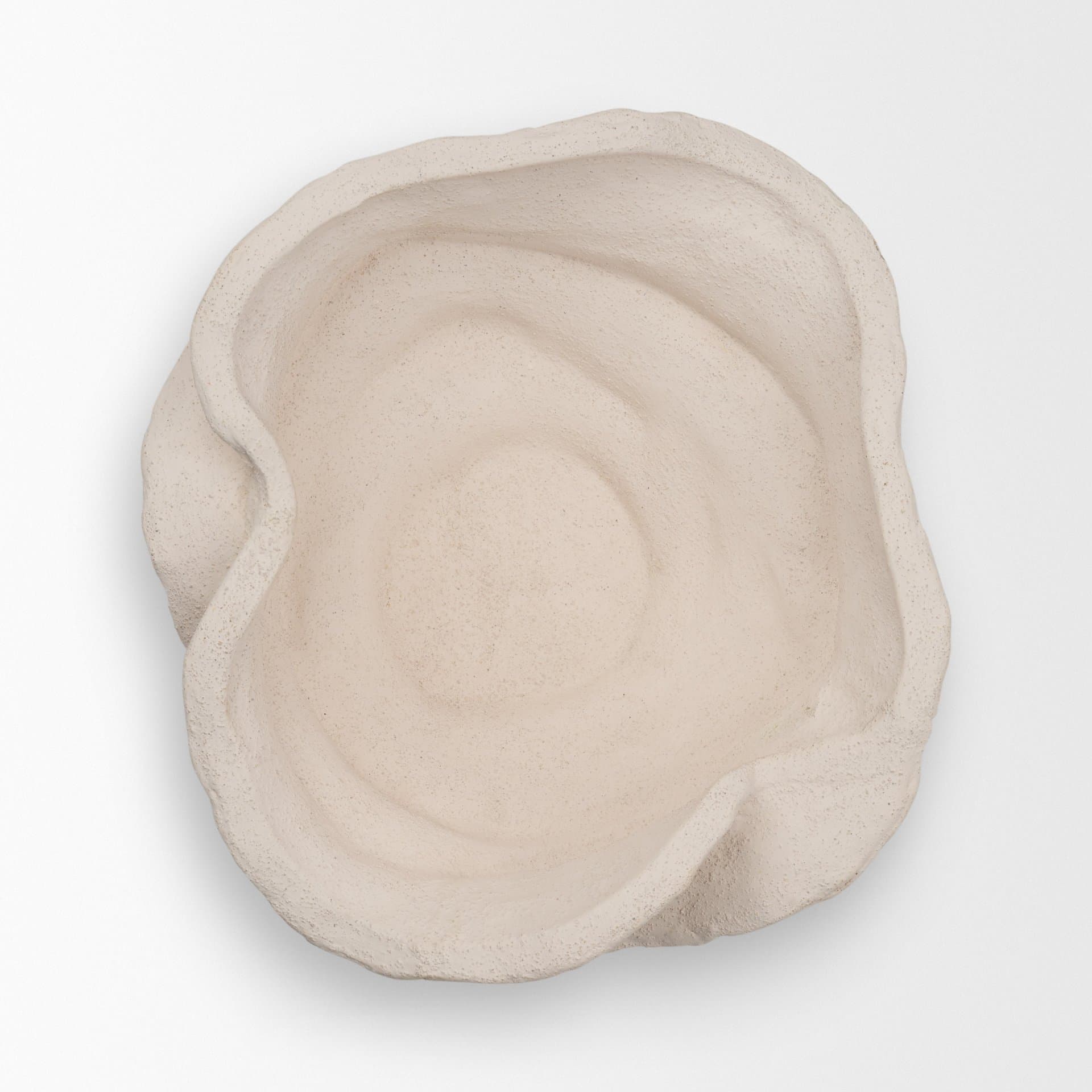 Scala Textured Ceramic Organic Forms Decorative Bowl — product photograph