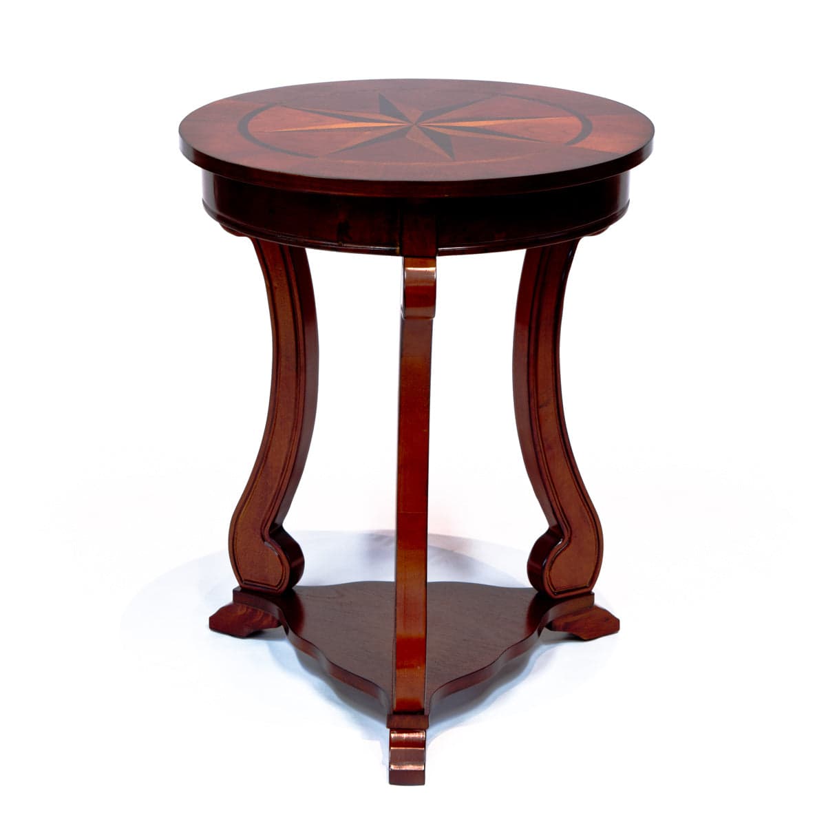 Round Pub Table HF027 Cherry Finish — product photograph