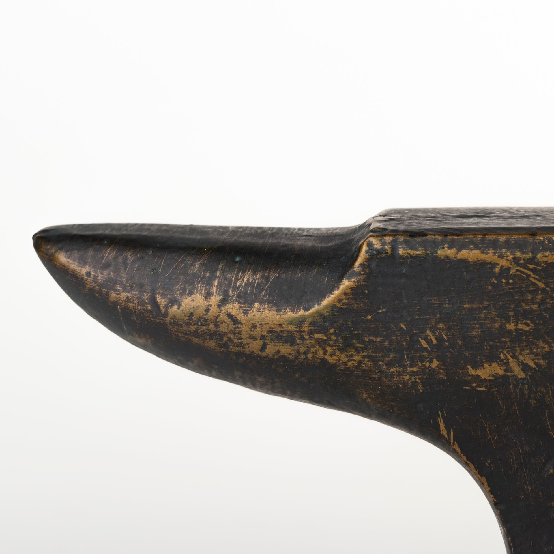 Anvilia (Set of 2) 12L x 4W Black With Gold Accents Anvil Shaped Bookends — product photograph