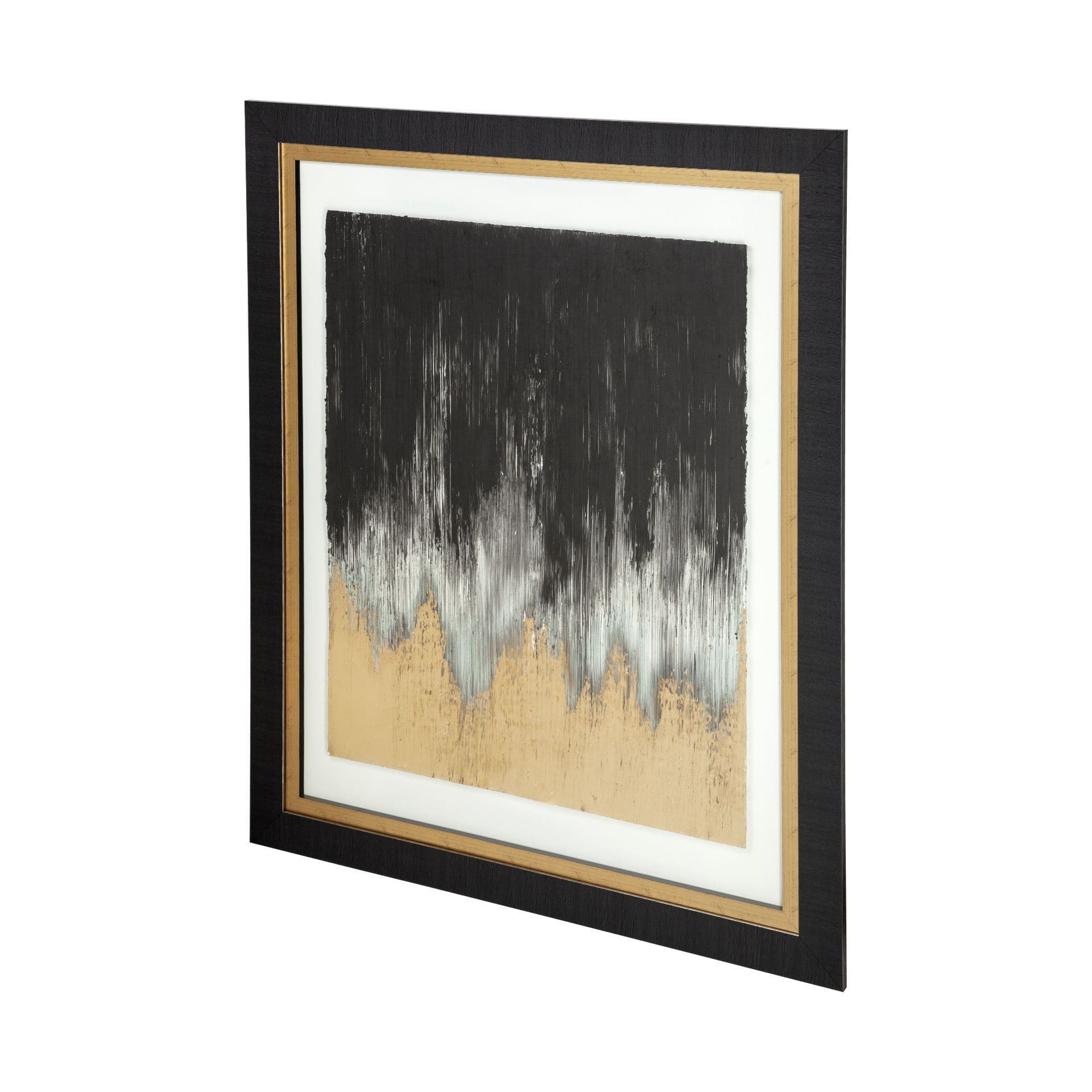 Night Fire by Studio M a handmade Original Framed Artwork under Glass — product photograph