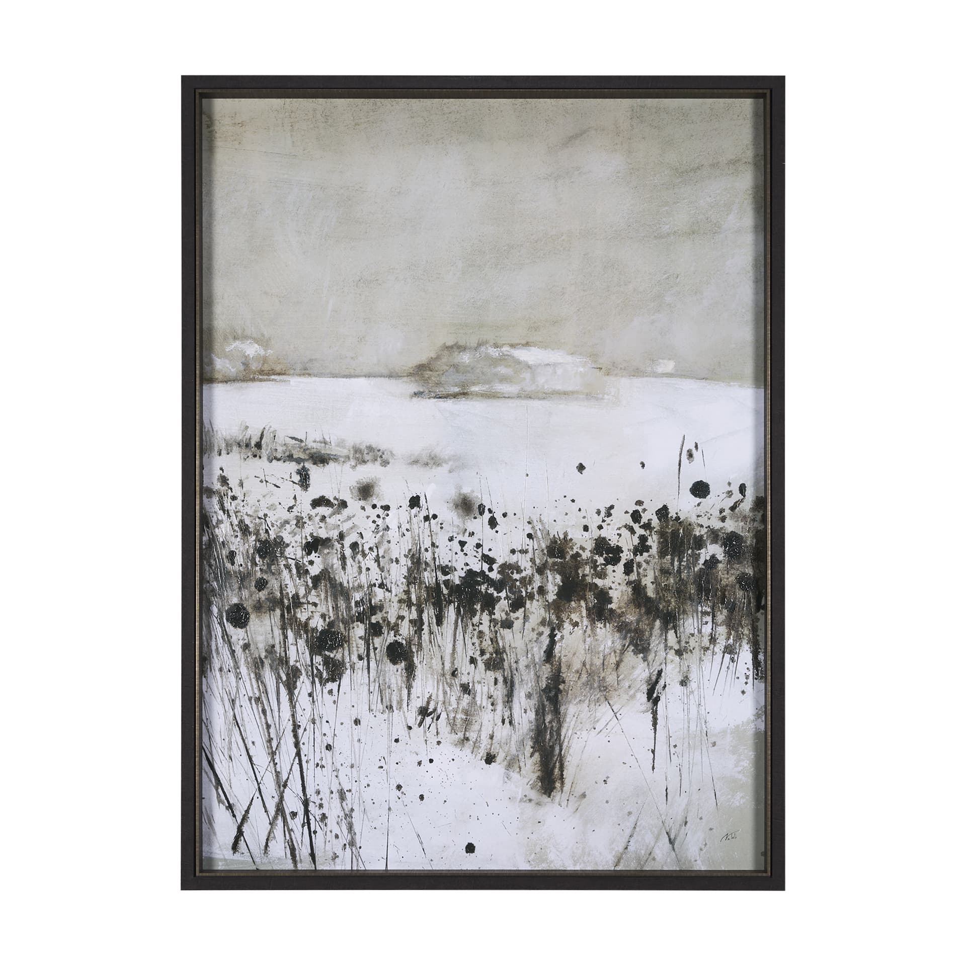 Winter Day I by Mercana Studio a Hand Embellished Textured Framed Art Print — product photograph