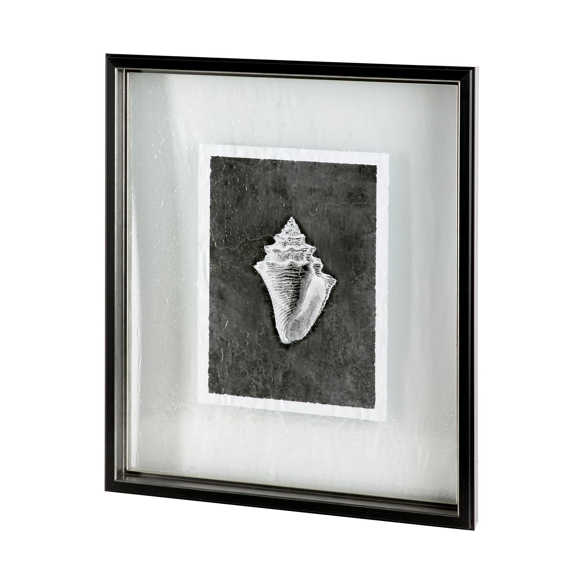 Dark Coastal I by Mercana Studio a Hand Embellished Textured Framed Art Print Matted under Glass — product photograph