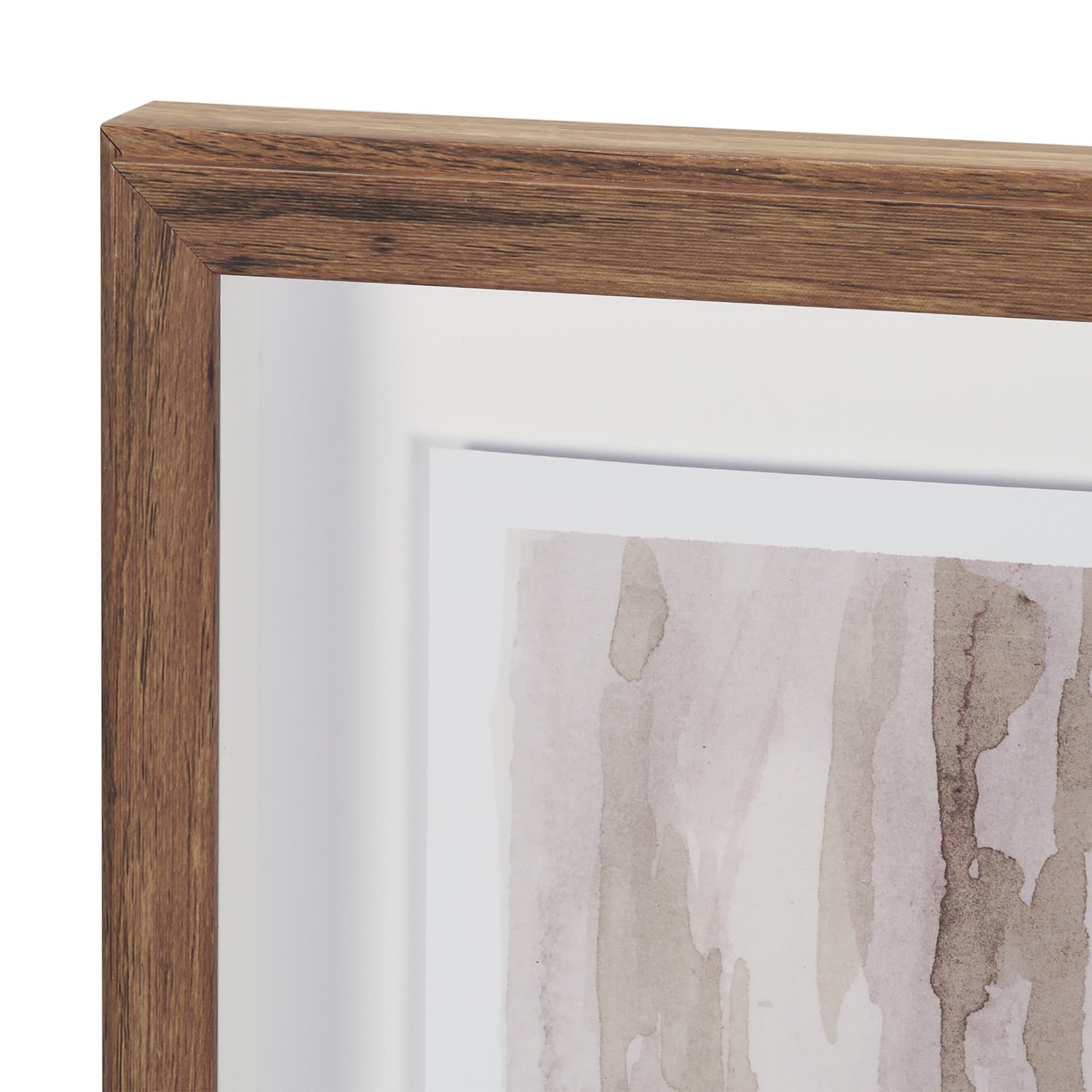 At The Cabin II by Mercana Studio Hand Embelished Framed Artwork Matted under Glass — product photograph