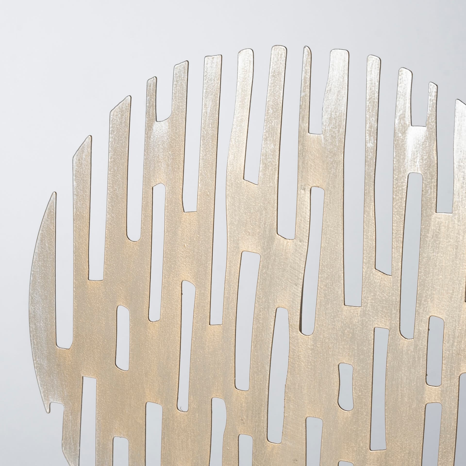 Ezra (Large) 13L x 3W Gold Metal Circular Decorative Object — product photograph