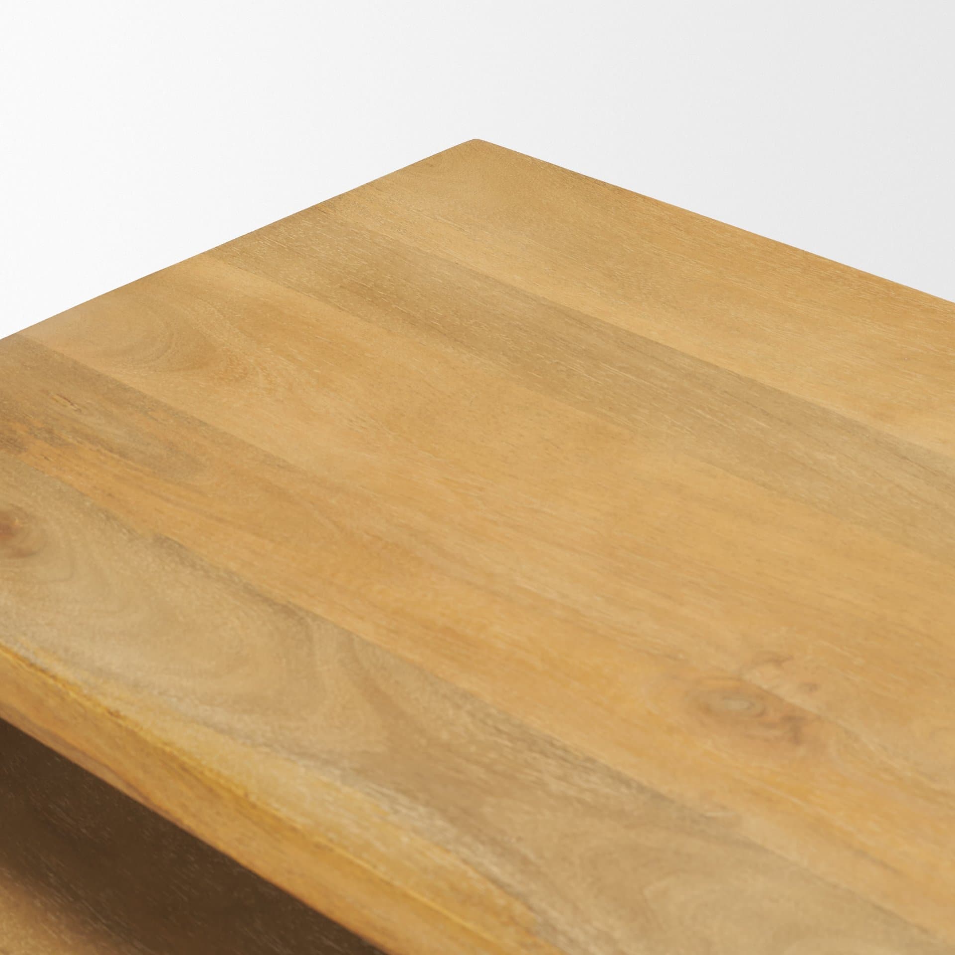 Alanna 22.0L x 15.0W x 22.0H Set of 2 Brown Wood Nesting Accent Tables — product photograph