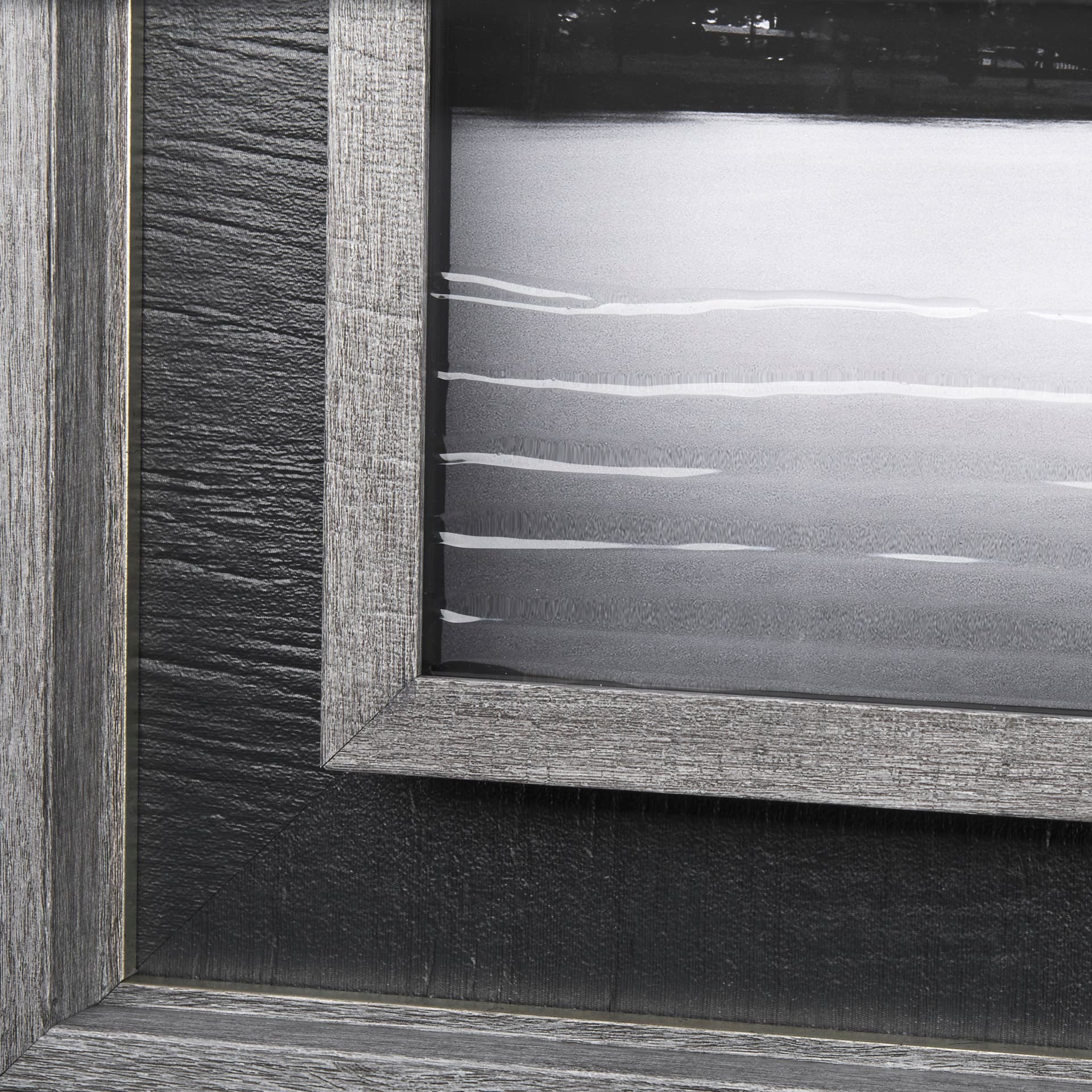 Calm by D Burt a Hand Embellished Textured Framed Photo Art Print Matted under Glass — product photograph
