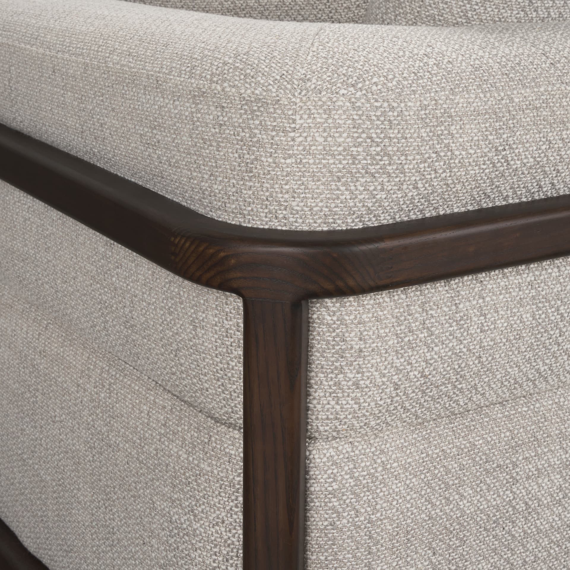 Warner Gray 3 Piece Sofa Set w/Corner Piece — product photograph