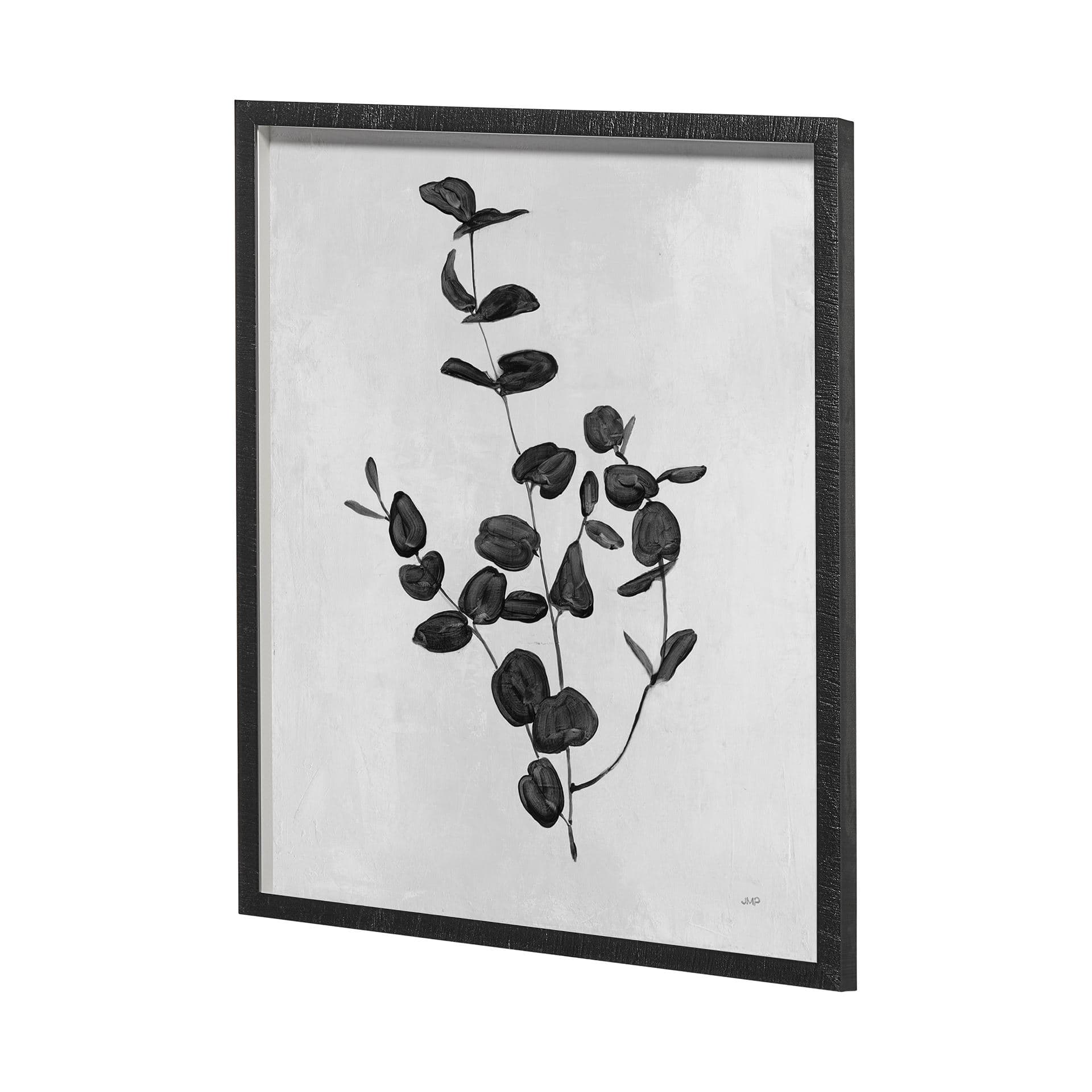 Botanical Study II by Julia Purinton a Hand Embellished Textured Framed Art Print Matted under Glass — product photograph