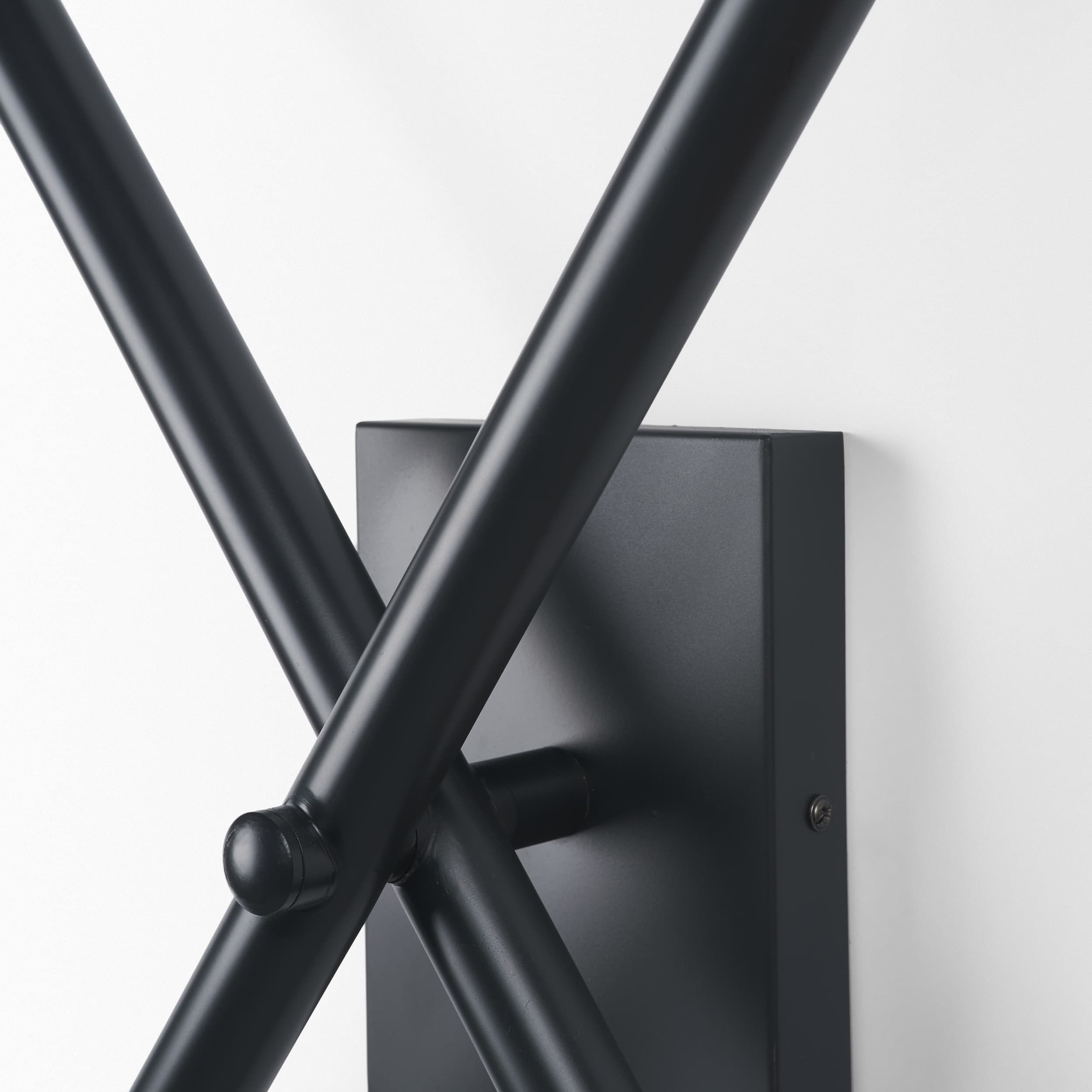 Xendi 4x25 Black Toned Metal Sputnik Wall Sconce — product photograph