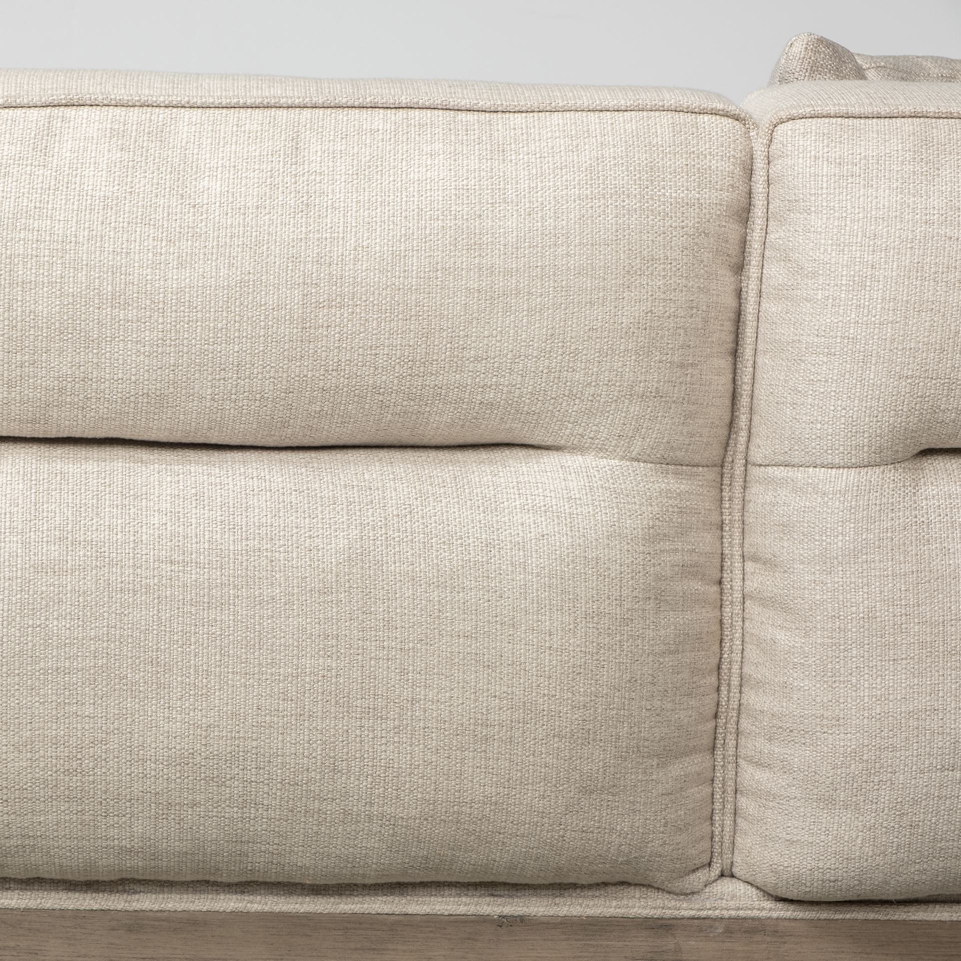 Denali III Beige Upholstered Wooden Frame Sectional — product photograph