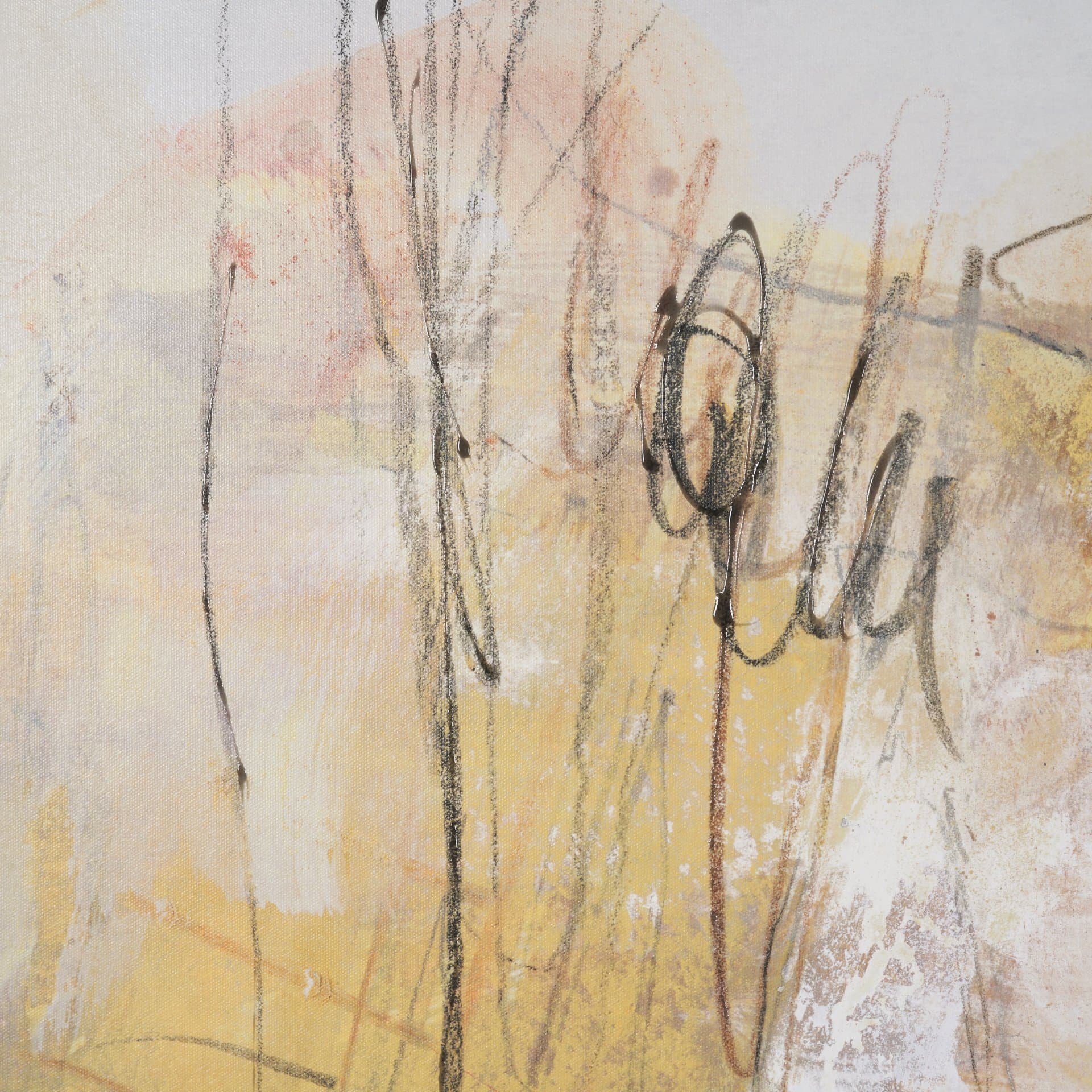 Abstract Autumn 1 by Mercana Studio Hand-Embellished Textured Framed Canvas Artwork — product photograph