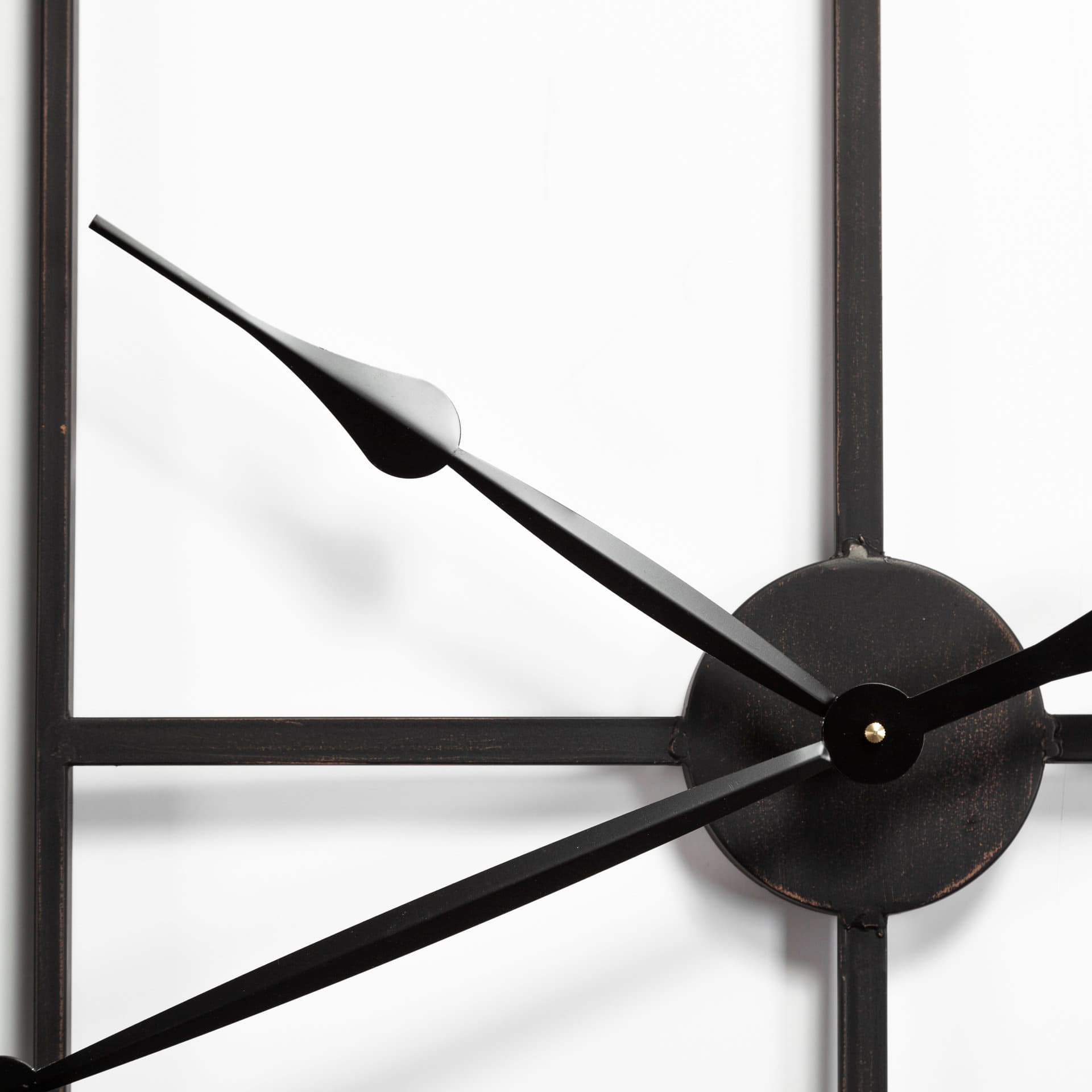 Norwood 60" Square Oversized+ Industrial Wall Clock — product photograph