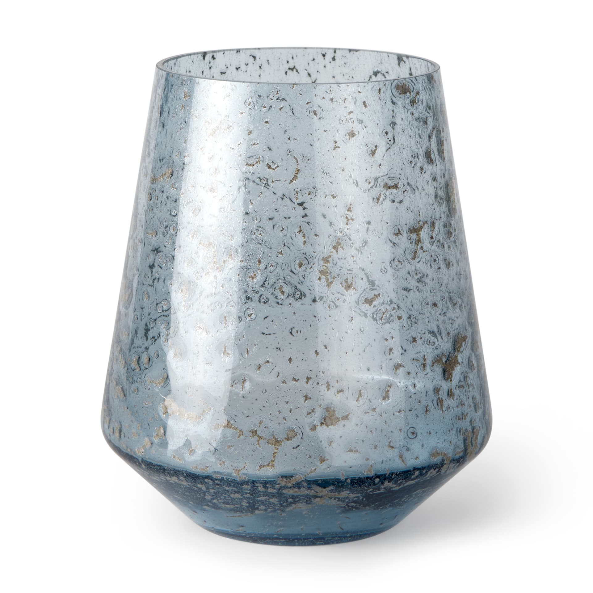Robyn Tall Blue Glass Vase — product photograph
