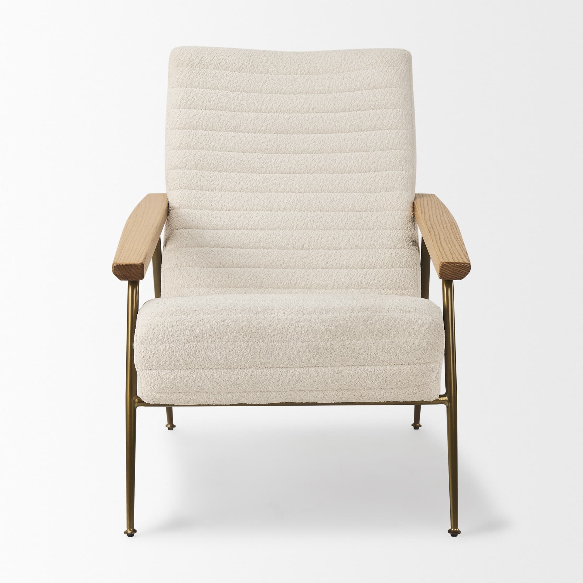 Grosjean Cream Boucle Accent Chair — product photograph