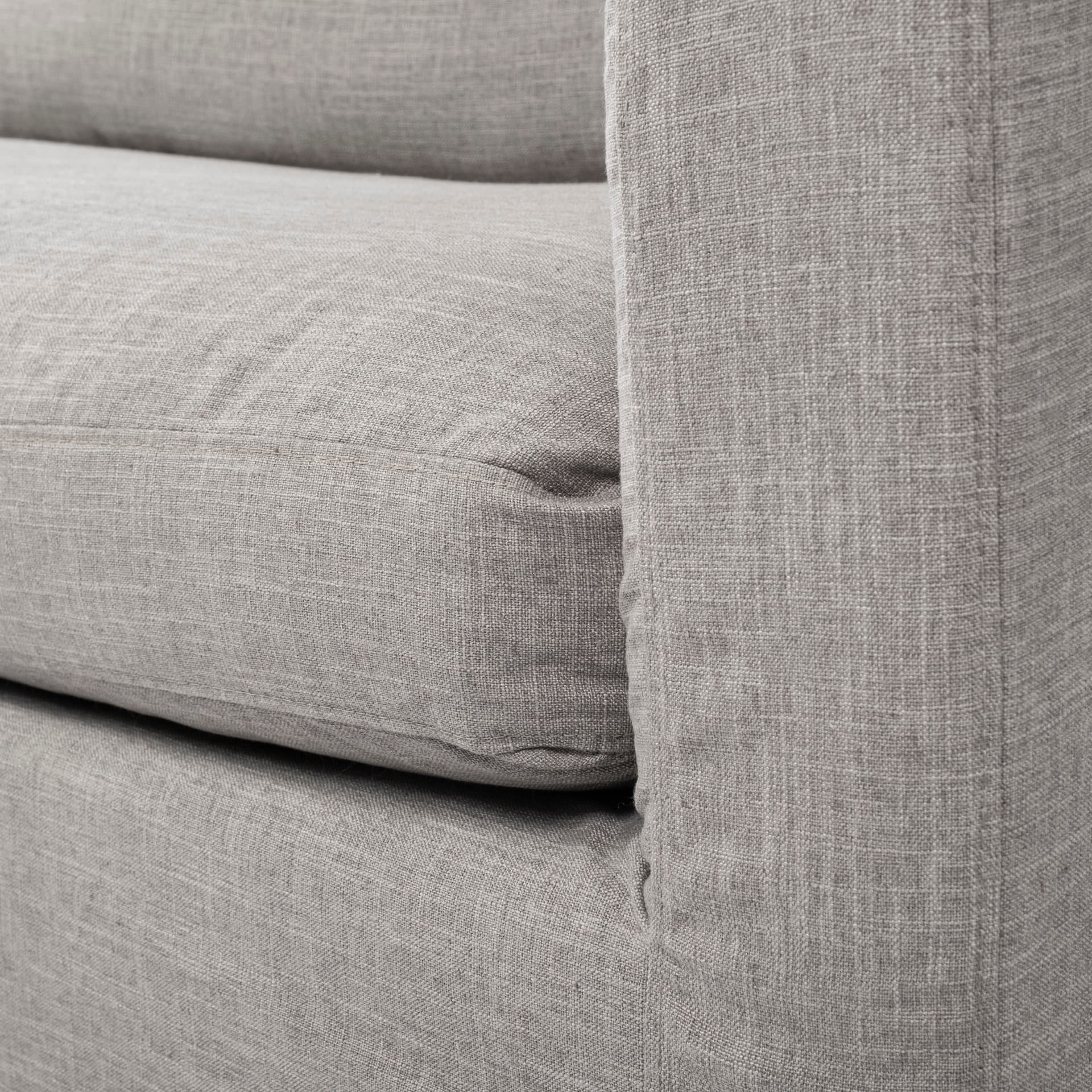 Denly III 38 X 38.25 X 34.5 Flint Gray Slipcover Upholstered Arm Chair — product photograph