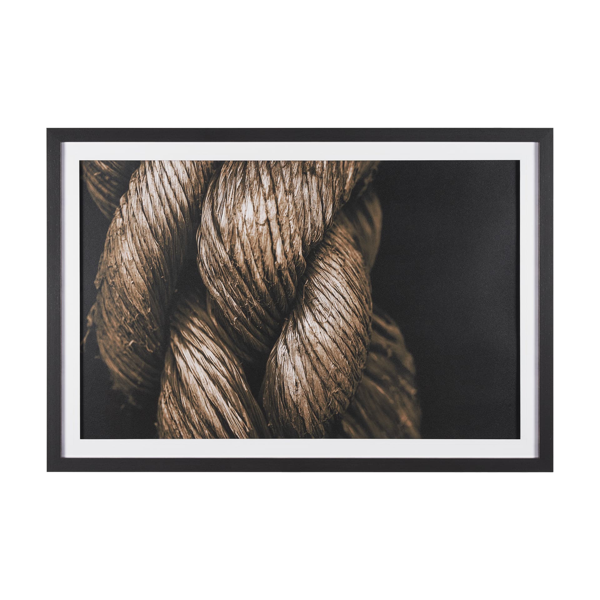 Anchored by Melissa McClain a Hand Embellished Framed Photo Art Print Matted under Glass — product photograph