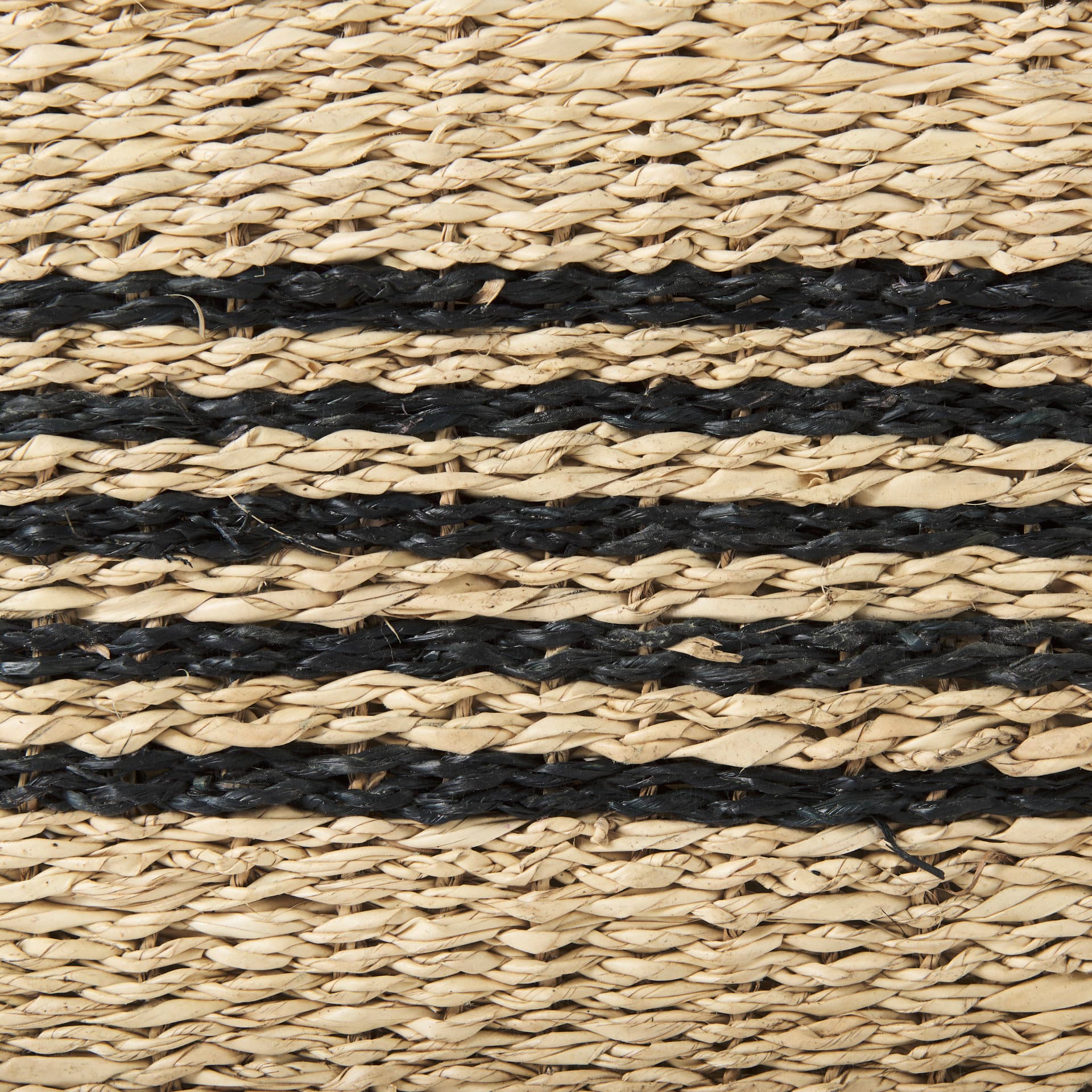 Cullen 15.7L x 15.7W x 15.7H (Set of 3) Grey Twisted Seagrass Square Basket — product photograph