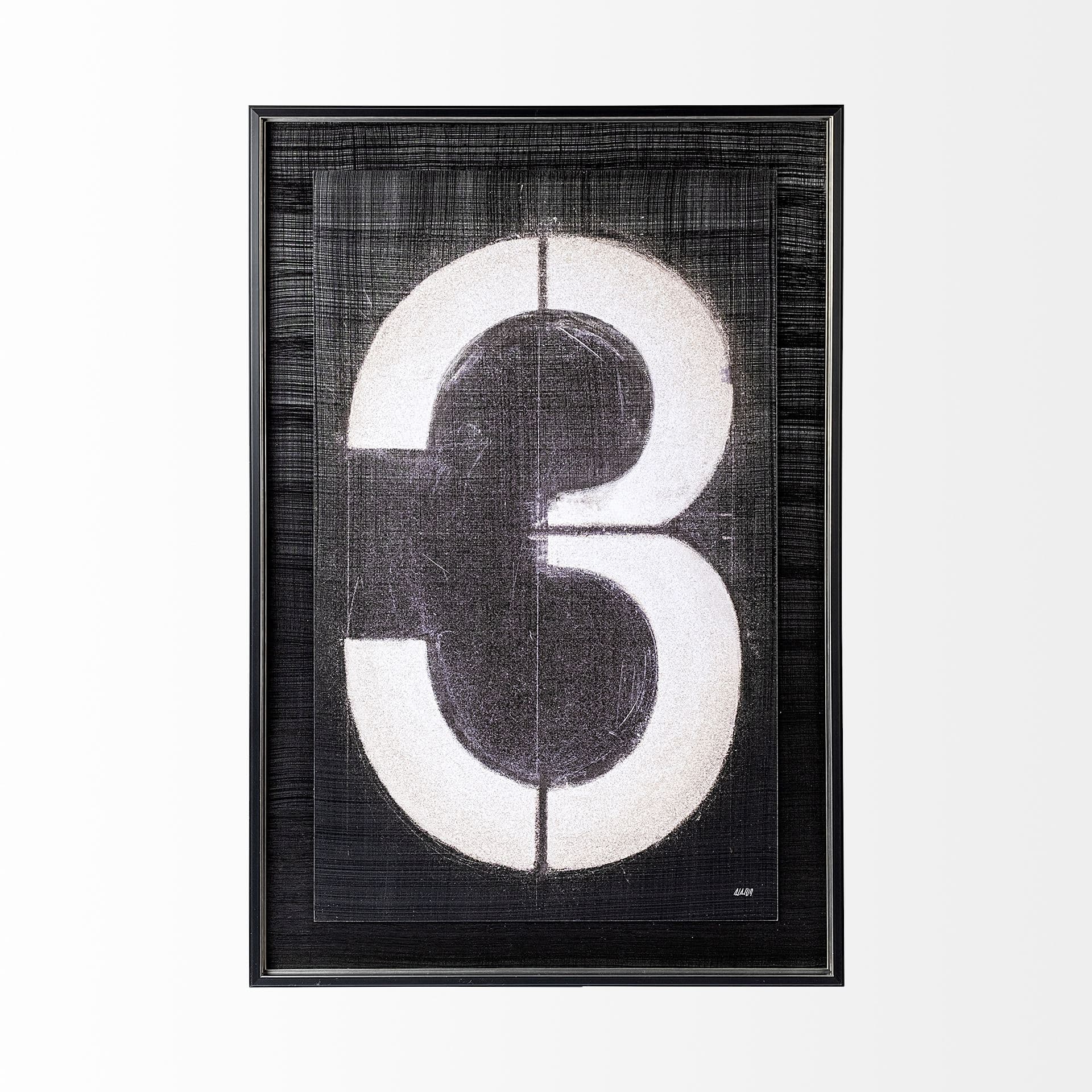 Value Collector 3 by Mercana Studio a Hand Embellished Textured Framed Art Print — product photograph