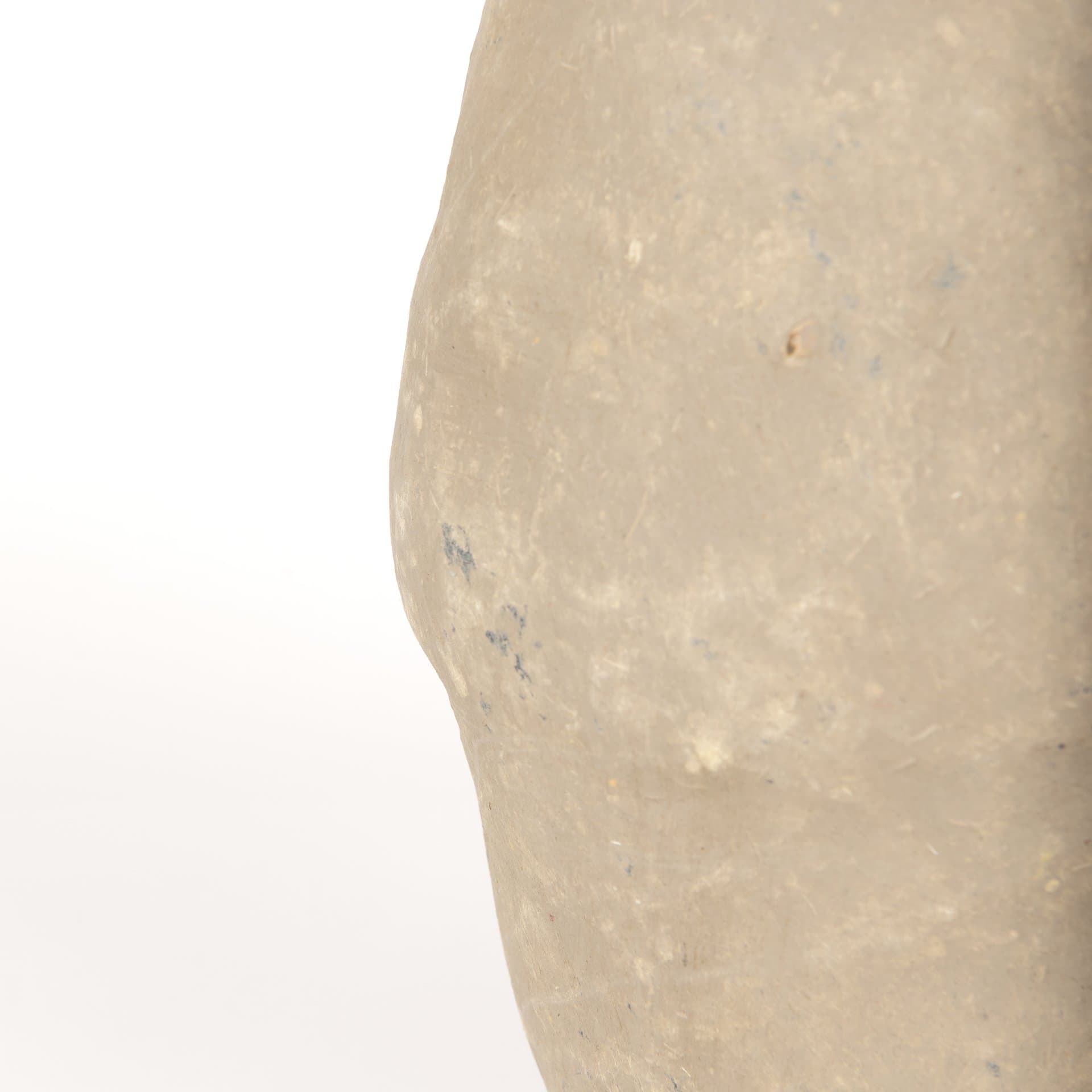 Rundal Small Gray Paper Mache Vase — product photograph
