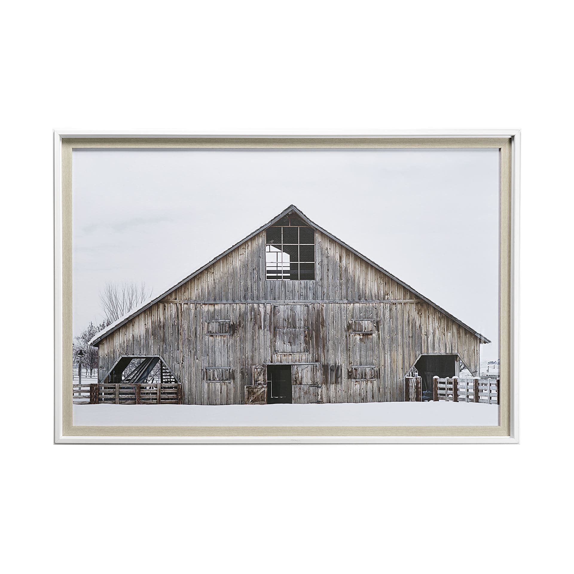 AWHC Barn 1 by Chris Dunker a Framed Photo Art Print Matted under Glass — product photograph