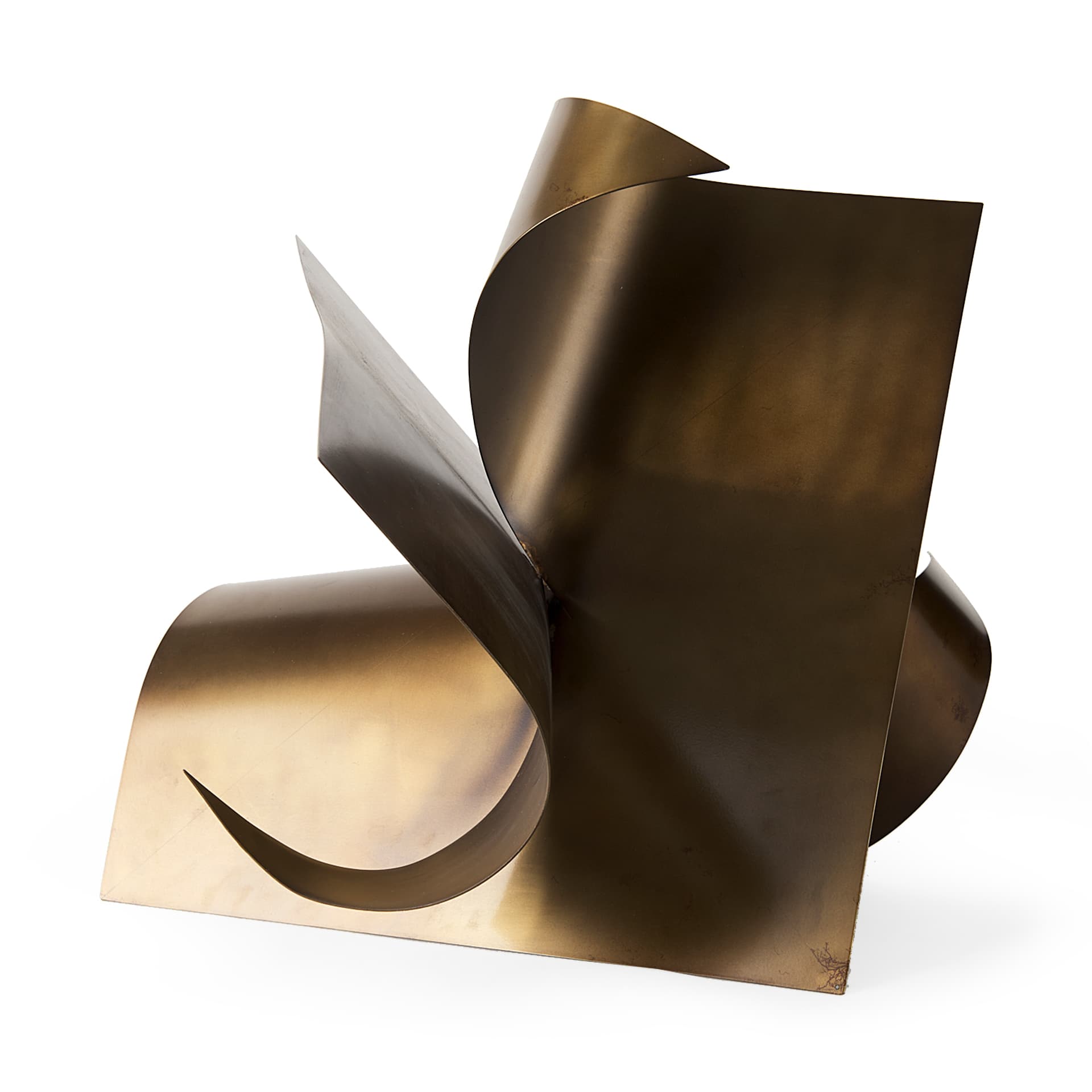Francesca 18.1L x 18.1W x 18.1H Antique Gold Metal Sculptural Decorative Object — product photograph