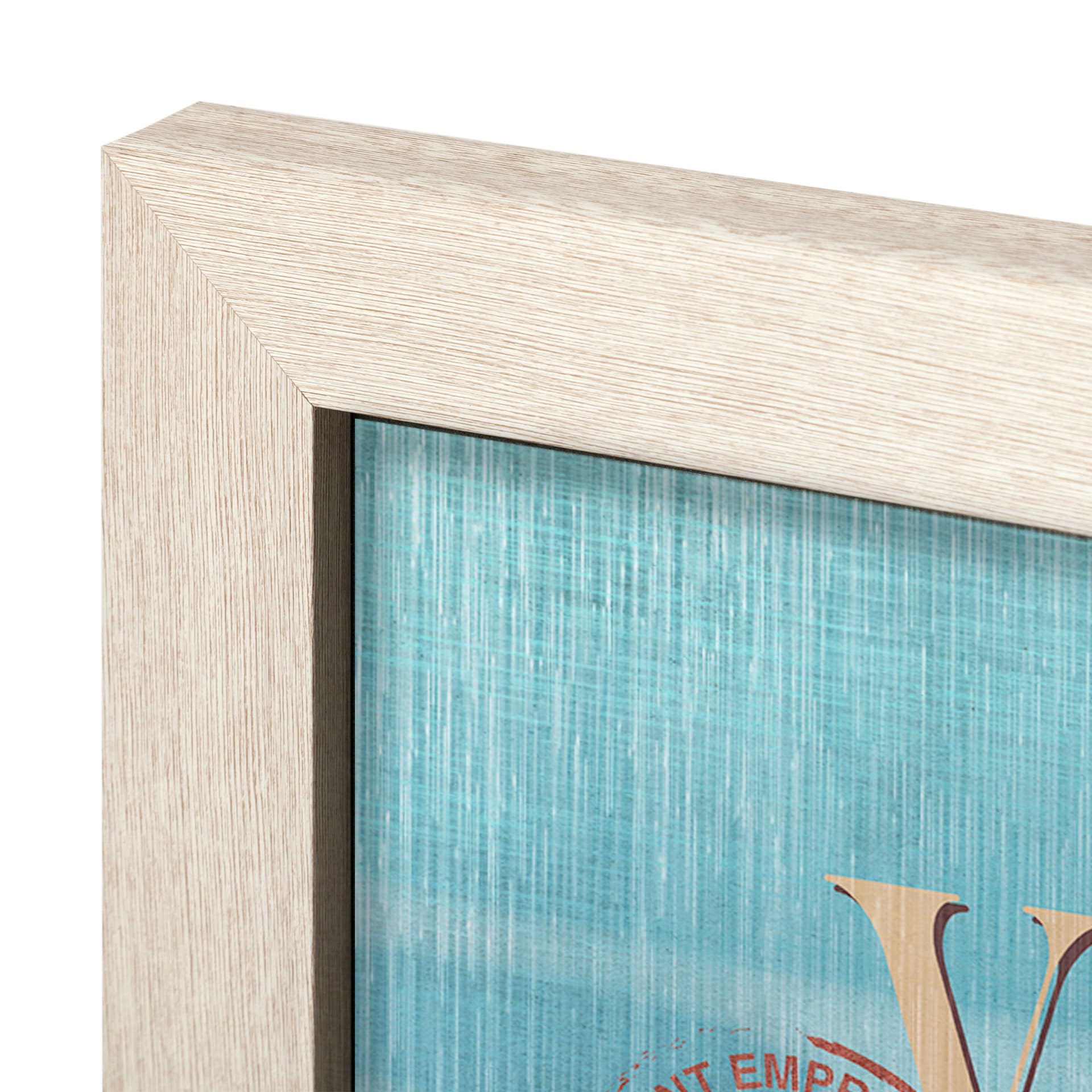 Victoria Go Canada (L) by Mercana Studio a Hand Embellished Decograph Framed Art Print — product photograph