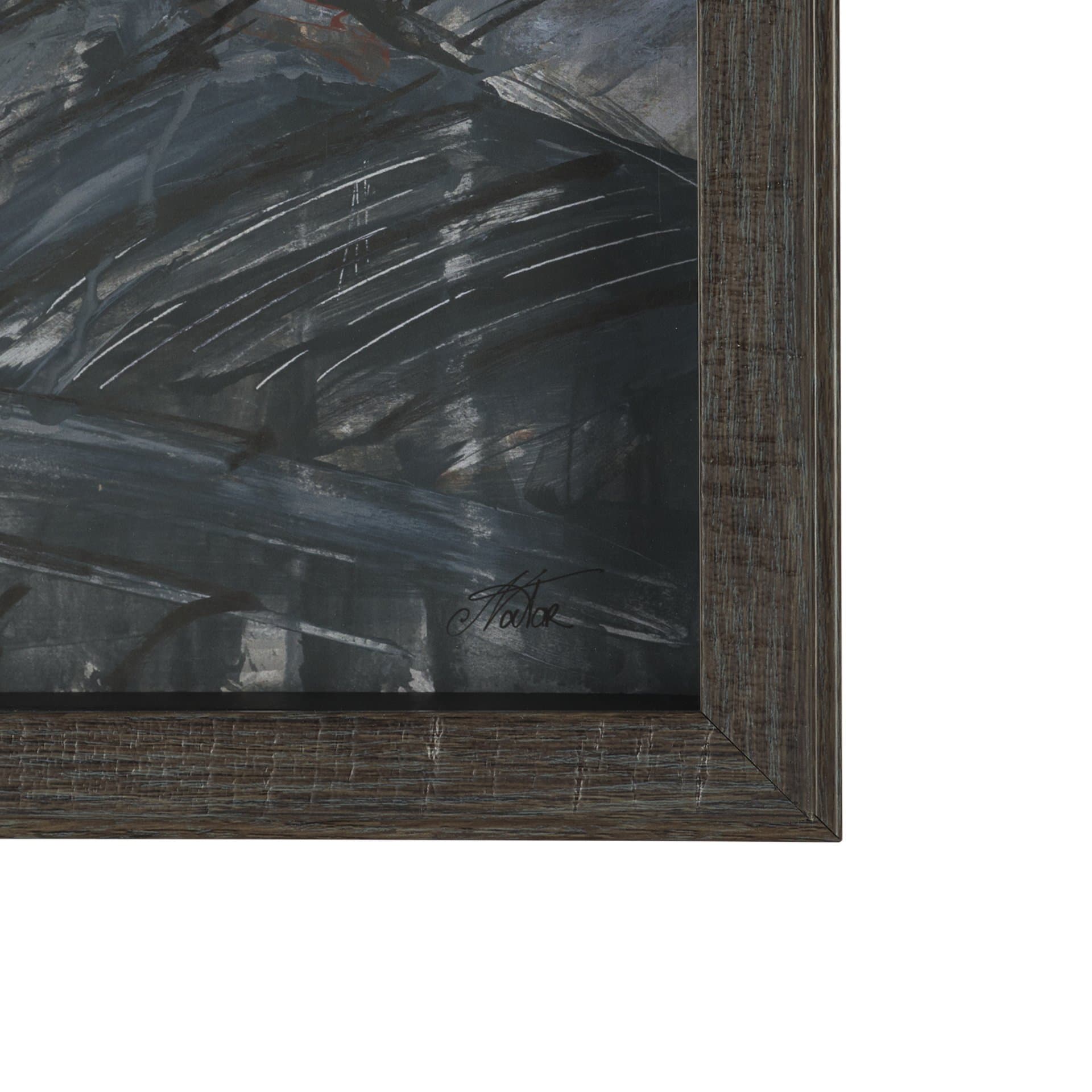 Community 1B by Mercana Studio Framed Artwork Matted under Glass — product photograph