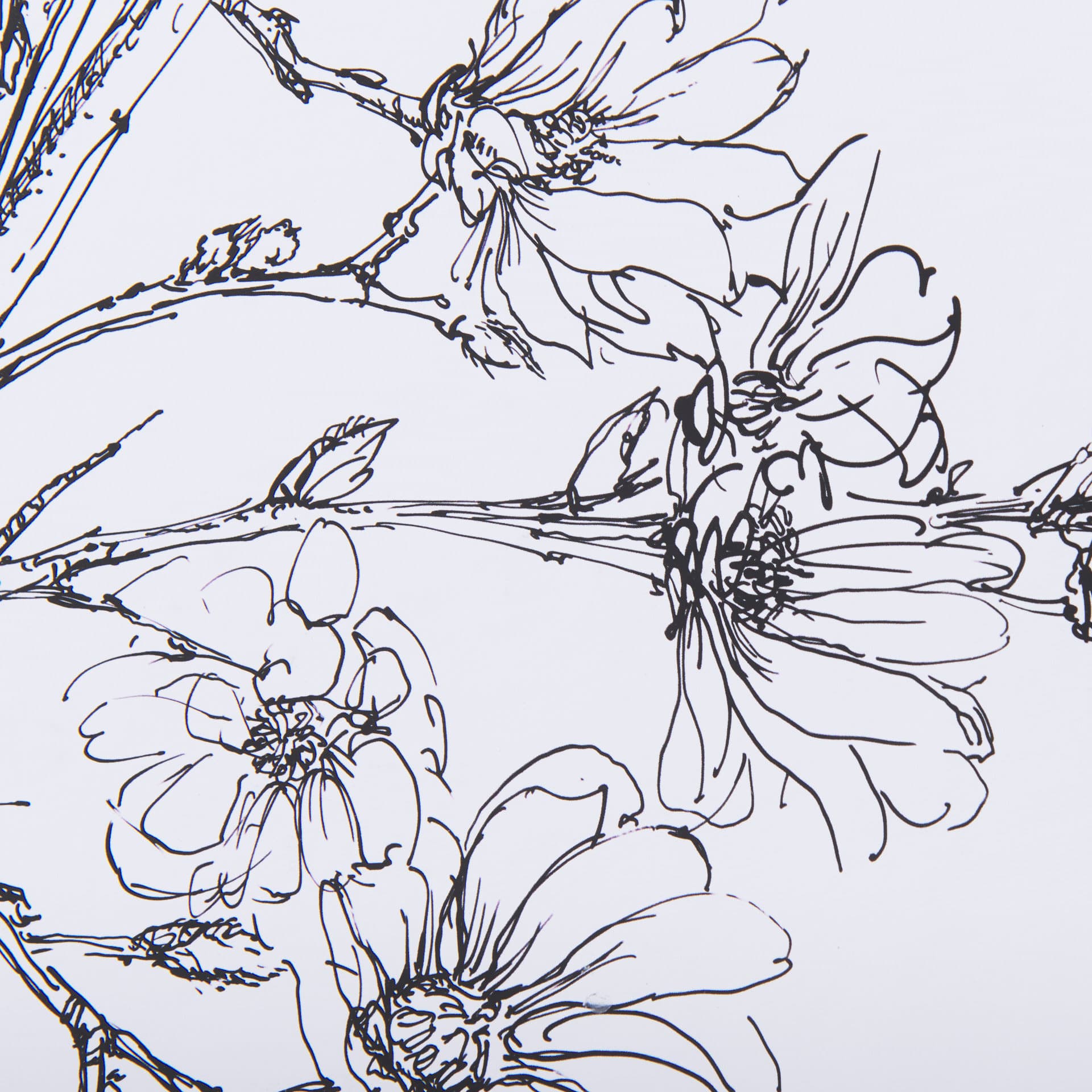 Spring Blooming X by Mercana Studio a Hand Embellished Textured Framed Art Print Matted under Glass — product photograph