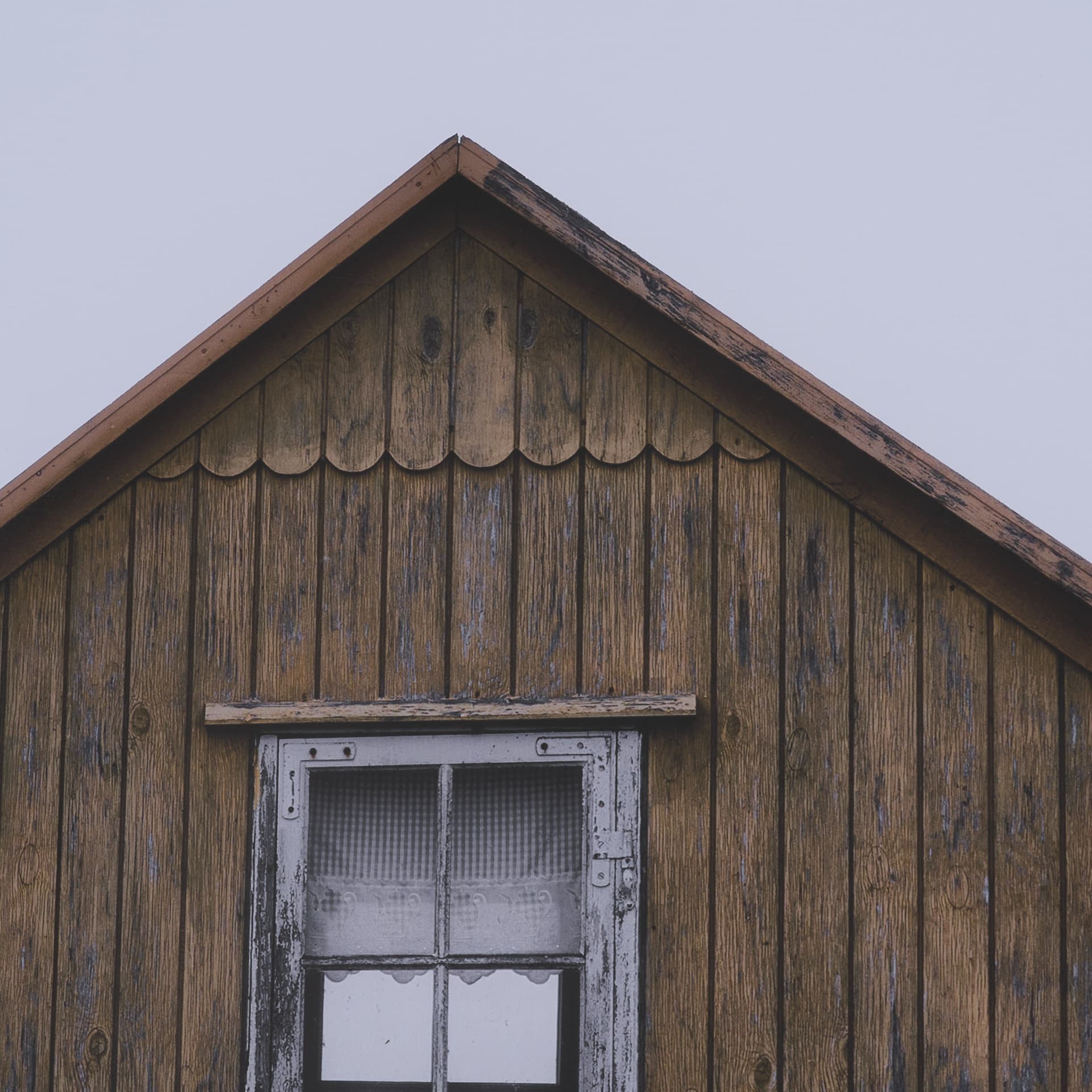 Beach Hut by Lotte Gronkjaer FramedPhoto Print Matted under Glass — product photograph