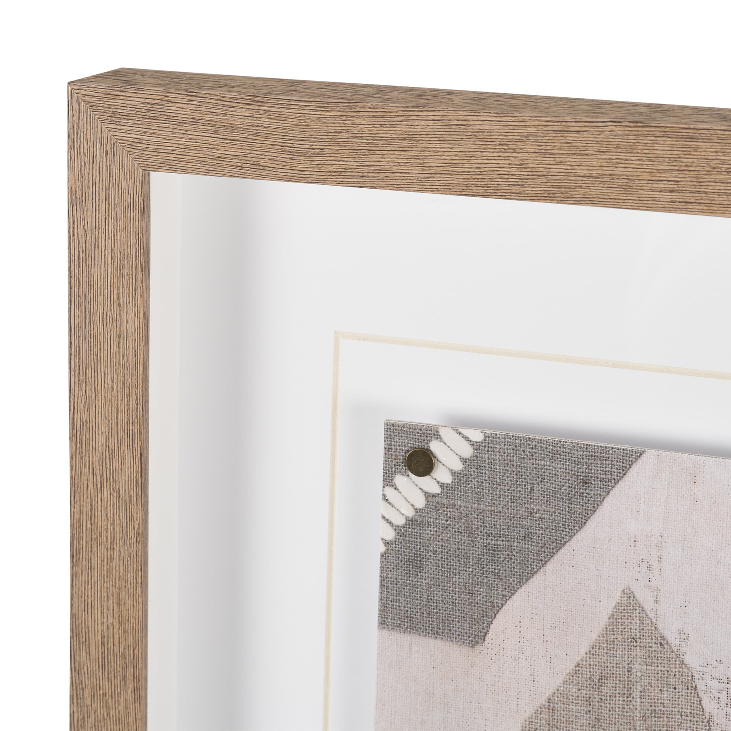 Fabric Fantasia - Mishale by Maja Gunnarsdottir Textured Framed Artwork Matted under Glass — product photograph
