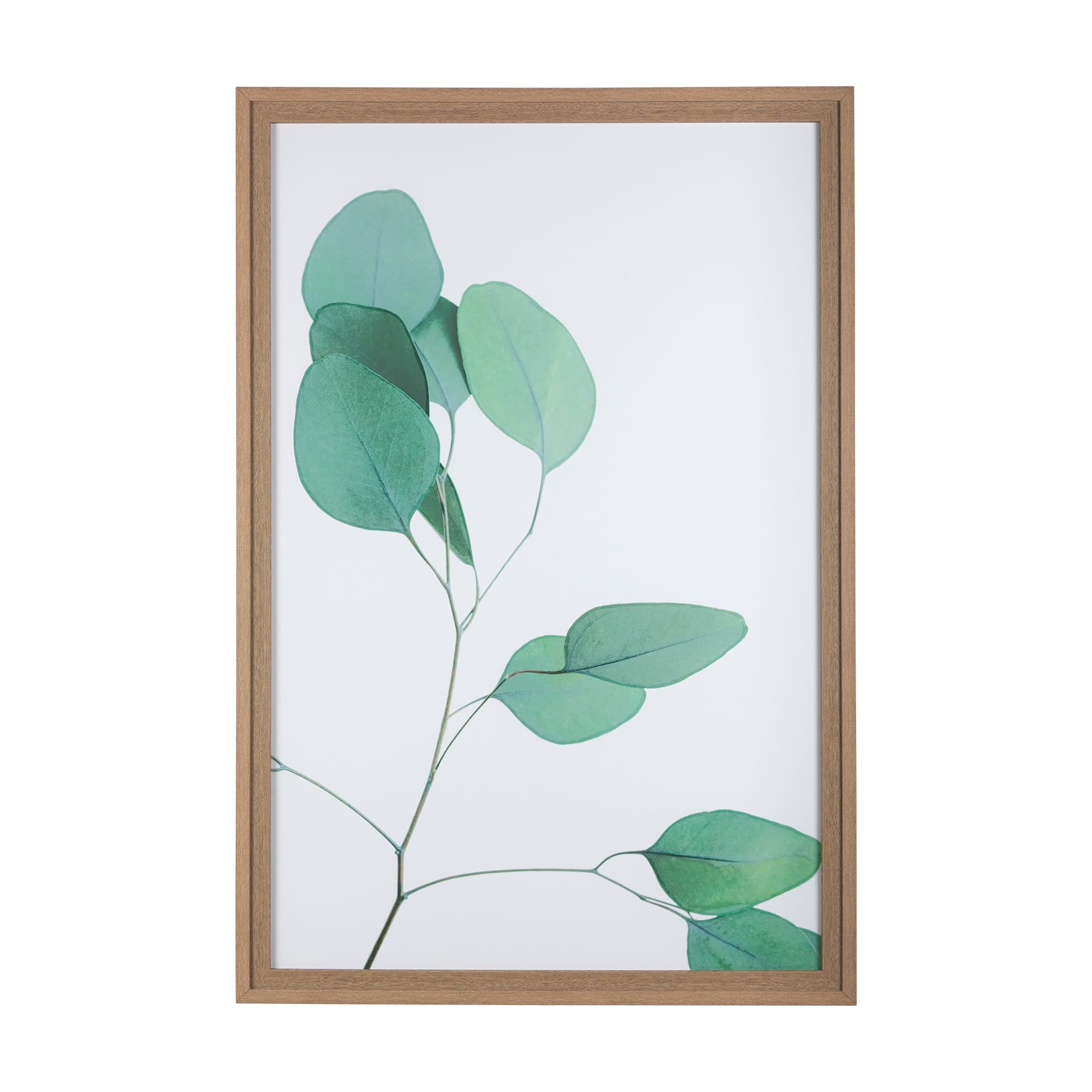Nature Calm Lull by Mercana Studio a Hand Embellished Textured Framed Art Print Matted under Glass — product photograph