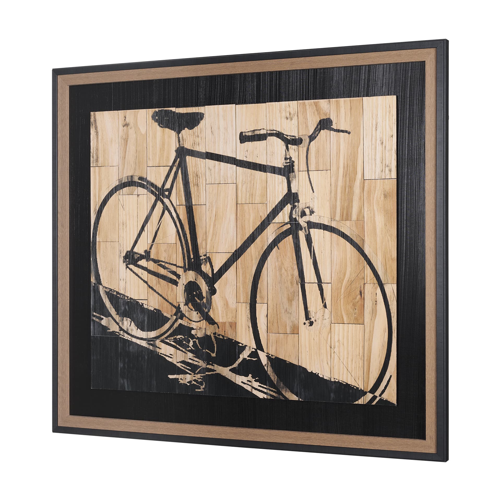 Fixed Gear 2 by Paperplate Inc a Hand Embelished Textured Framed Art Print — product photograph