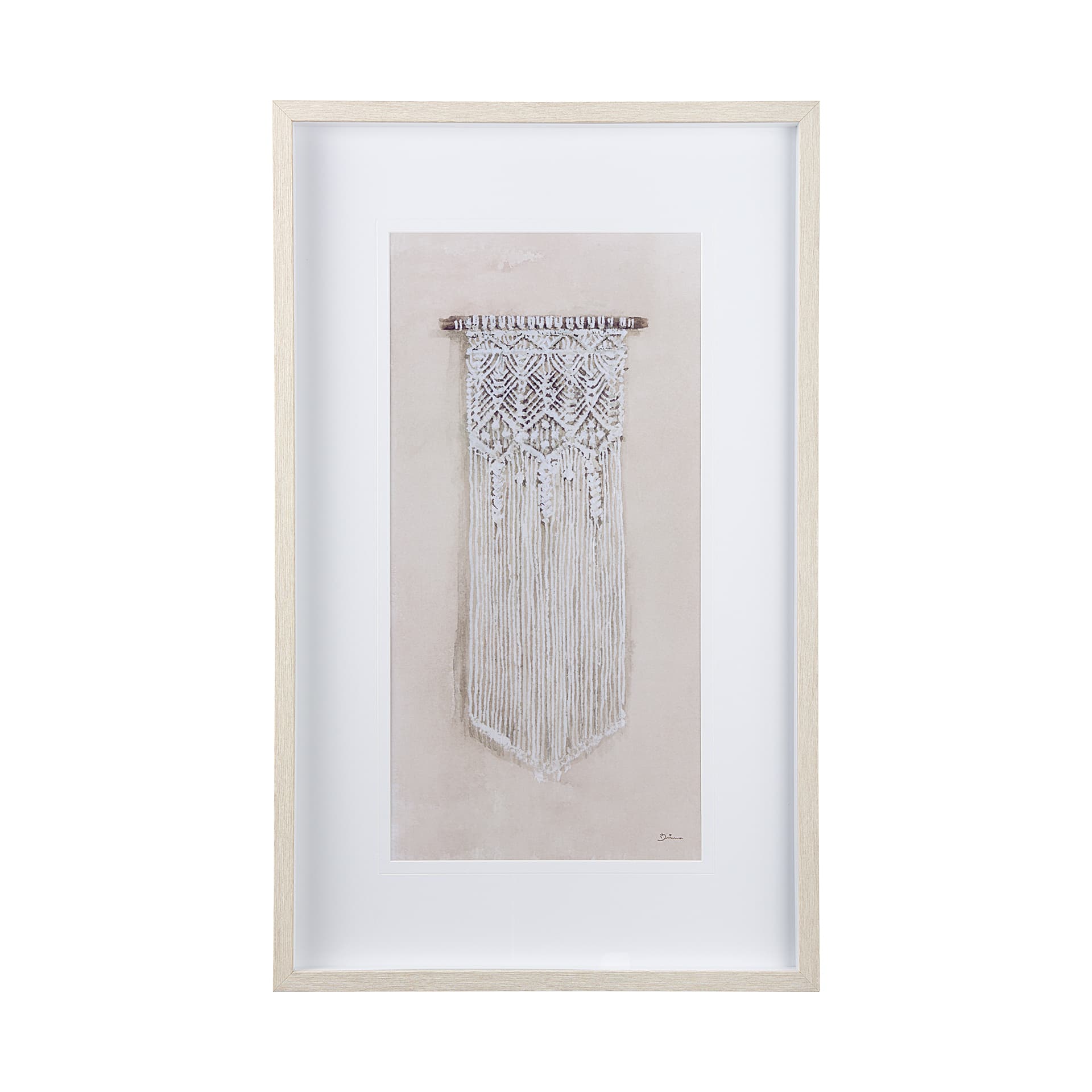 Dream Weaver I by Mercana Studio a Hand Embellished Textured Framed Art Print Matted under Glass — product photograph