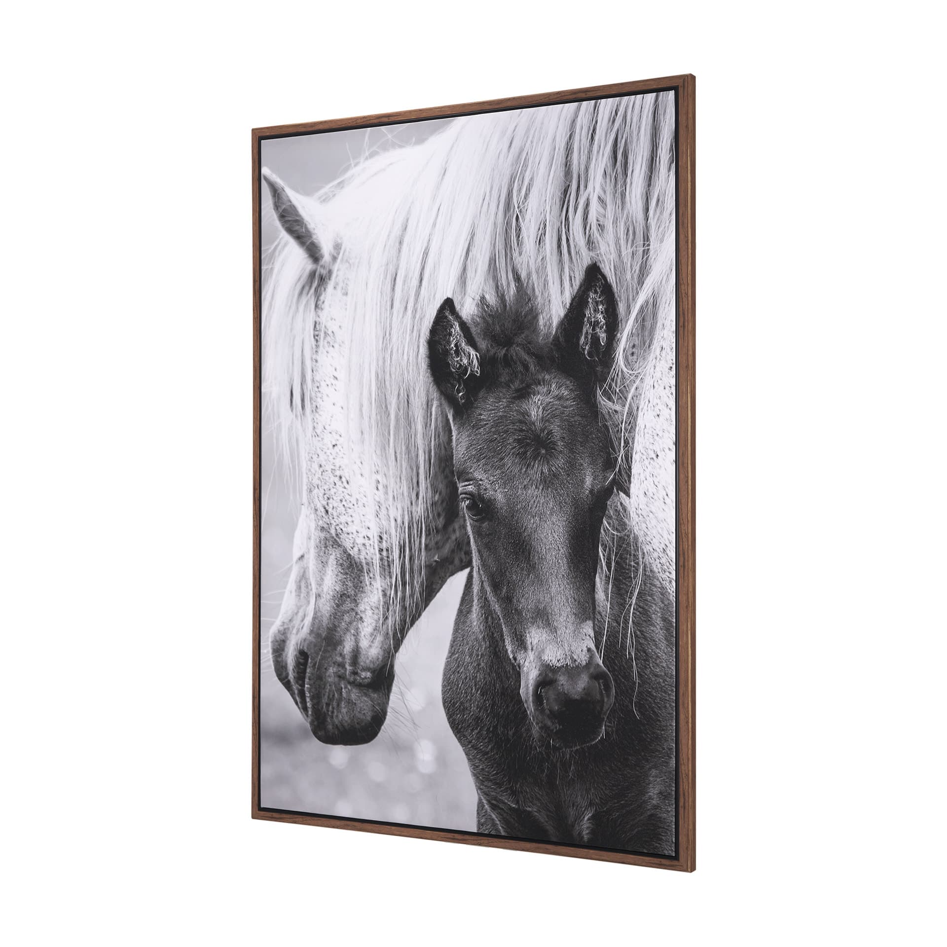 The Foal by Mercana Studio a Hand Embellished Textured Framed Canvas — product photograph