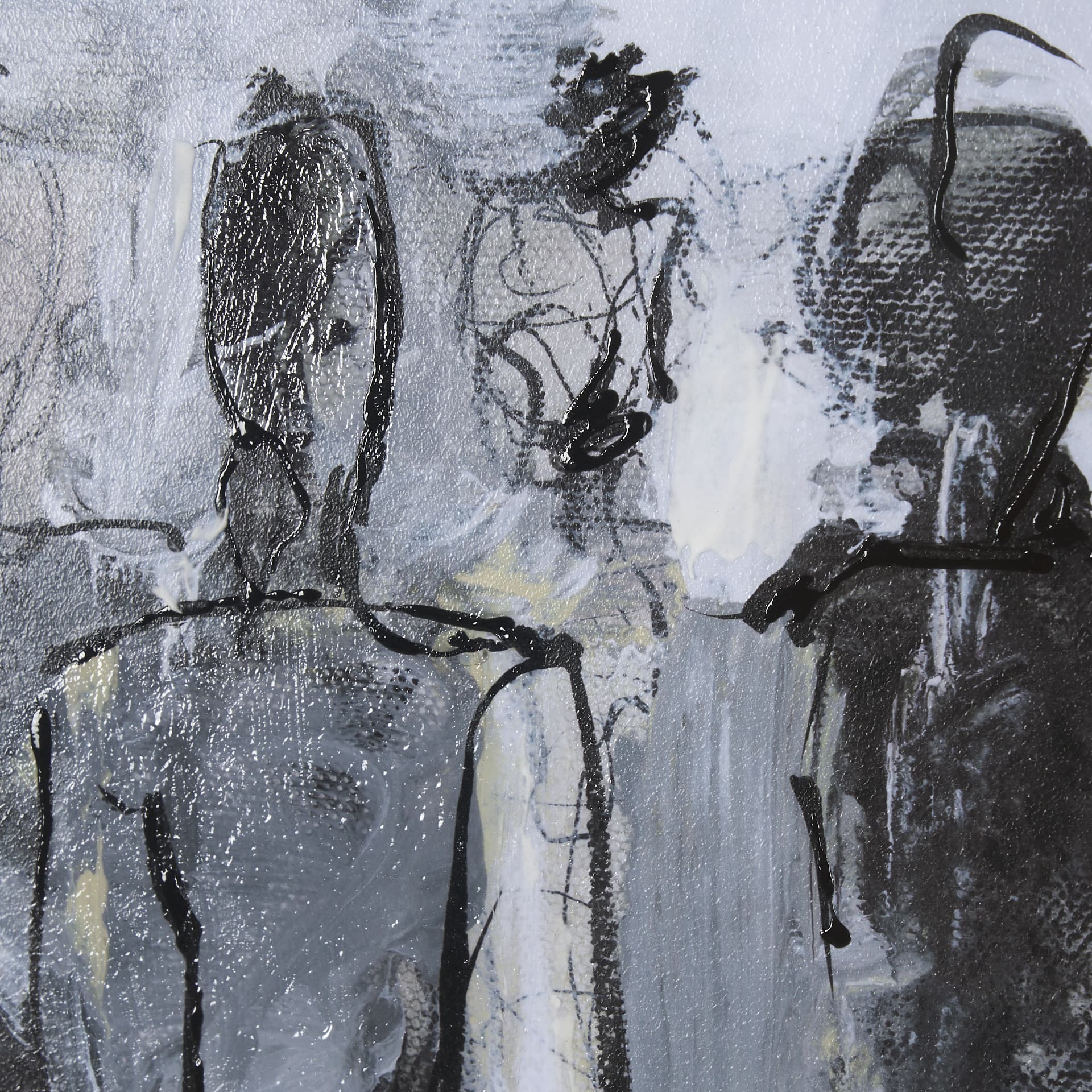 Gathering I by Mercana Studio a Hand Embellished Textured Framed Art Print Matted under Glass — product photograph