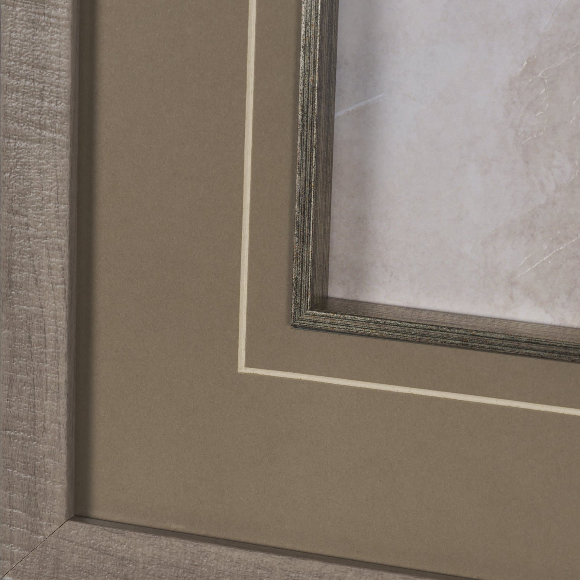 Quiet Canopy III by Mercana Studio Hand-Embellished Framed Artwork Matted under Glass — product photograph